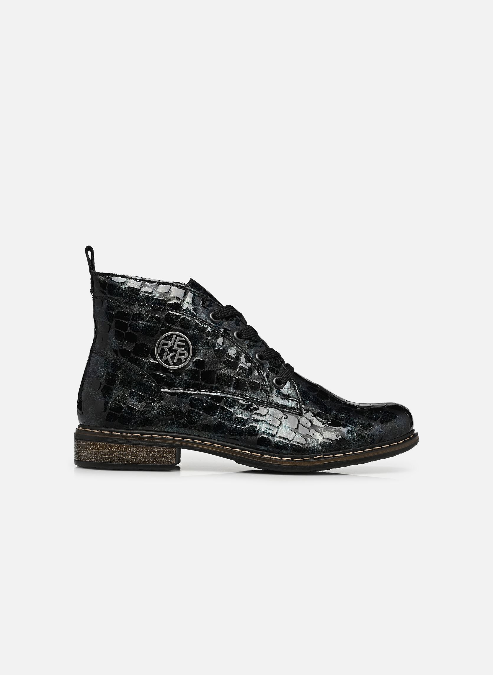 Bottines à lacets 71205 femme multicolore Rieker Bottines à lacets 71205 femme multicolore BLAU-GRUEN