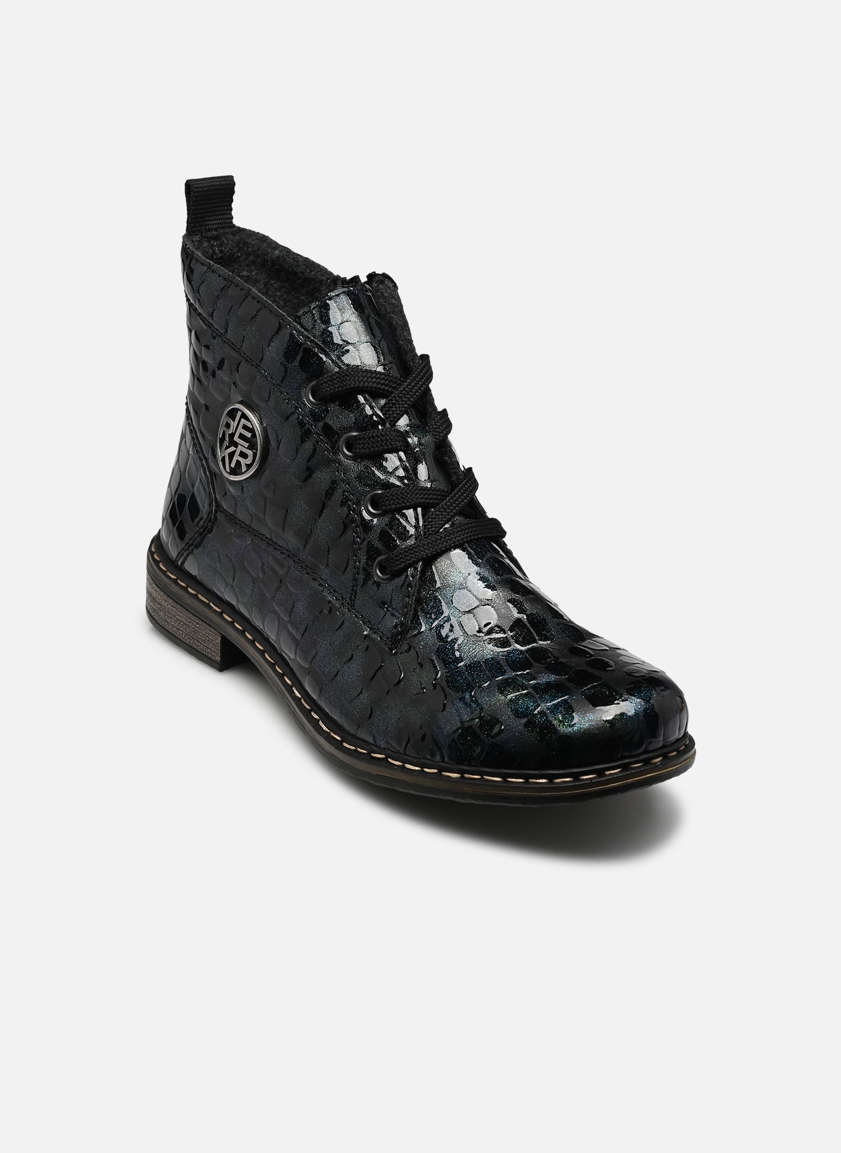 Bottines à lacets 71205 femme multicolore Rieker Bottines à lacets 71205 femme multicolore BLAU-GRUEN
