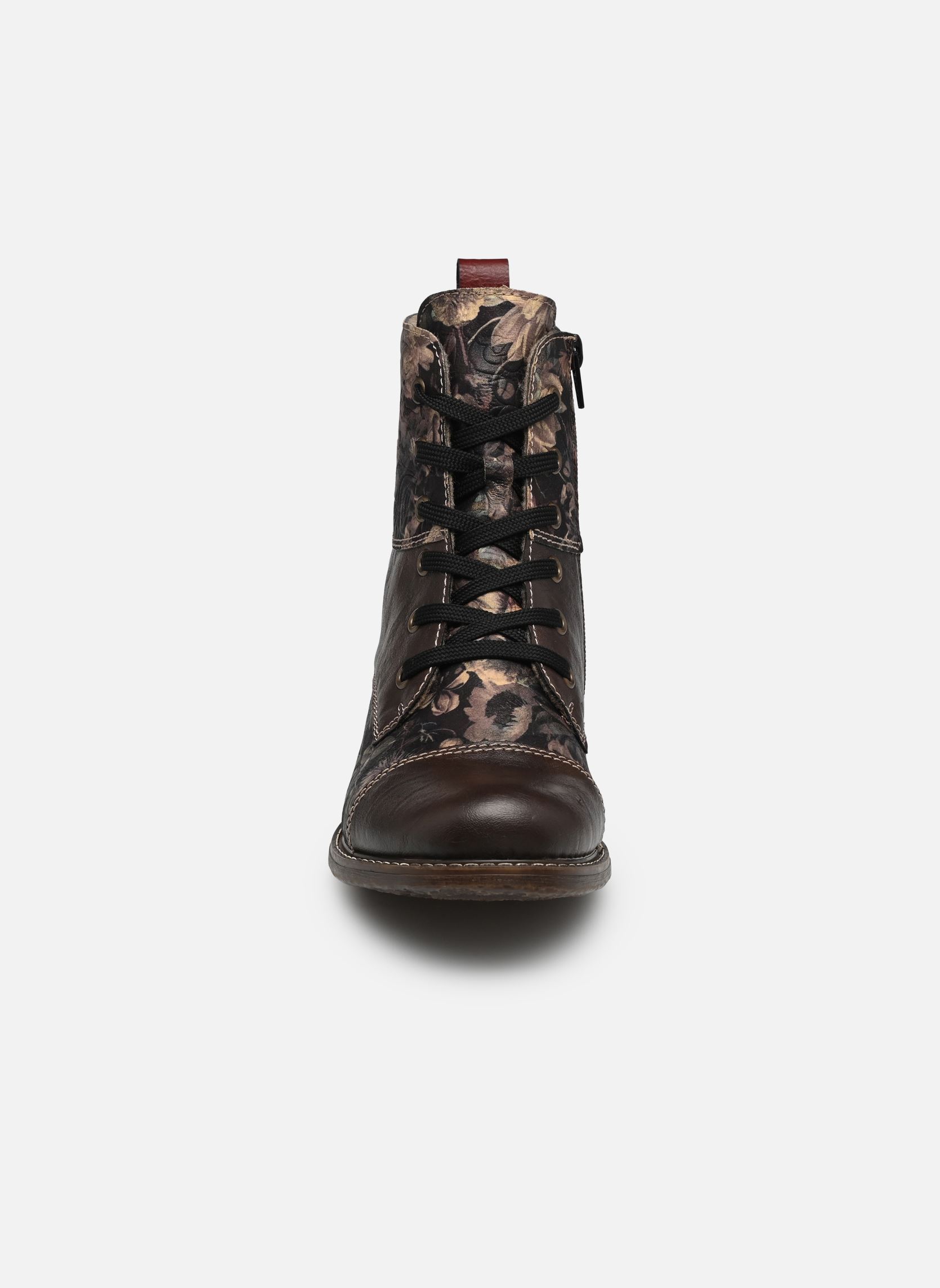 Bottines à lacets 74800 femme marron Rieker Bottines à lacets 74800 femme marron RANCHO/SCHWARZ-PASTELL/WINE