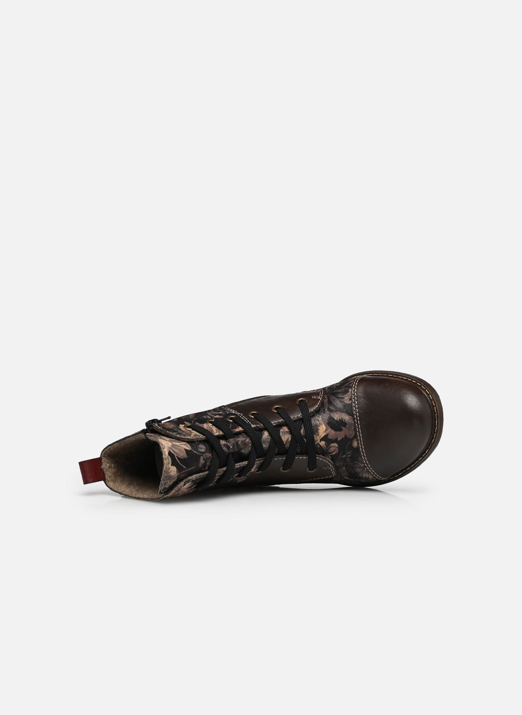 Bottines à lacets 74800 femme marron Rieker Bottines à lacets 74800 femme marron RANCHO/SCHWARZ-PASTELL/WINE