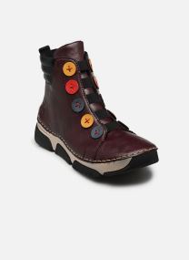 Hoge sneakers 45977 dames bordeaux