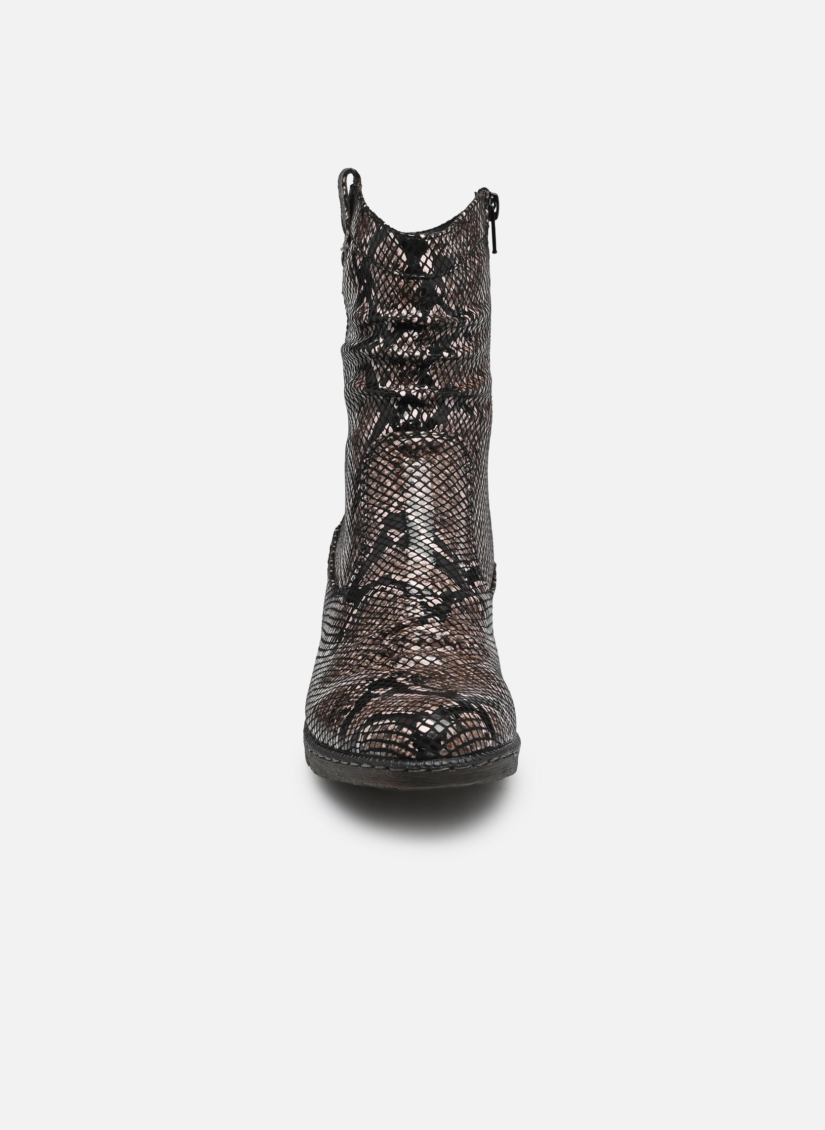 Bottines santiags 93770 femme marron Rieker Bottines santiags 93770 femme marron SCHWARZ-BRAUN