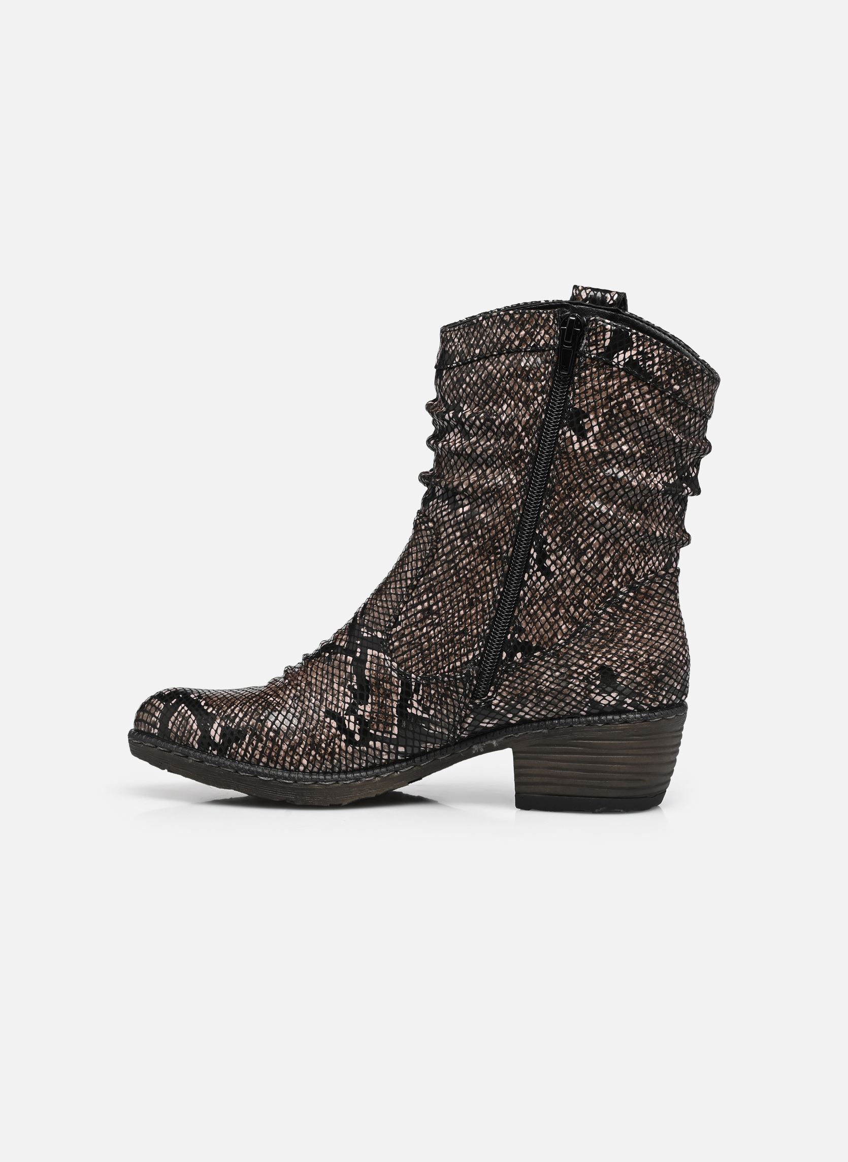 Bottines santiags 93770 femme marron Rieker Bottines santiags 93770 femme marron SCHWARZ-BRAUN