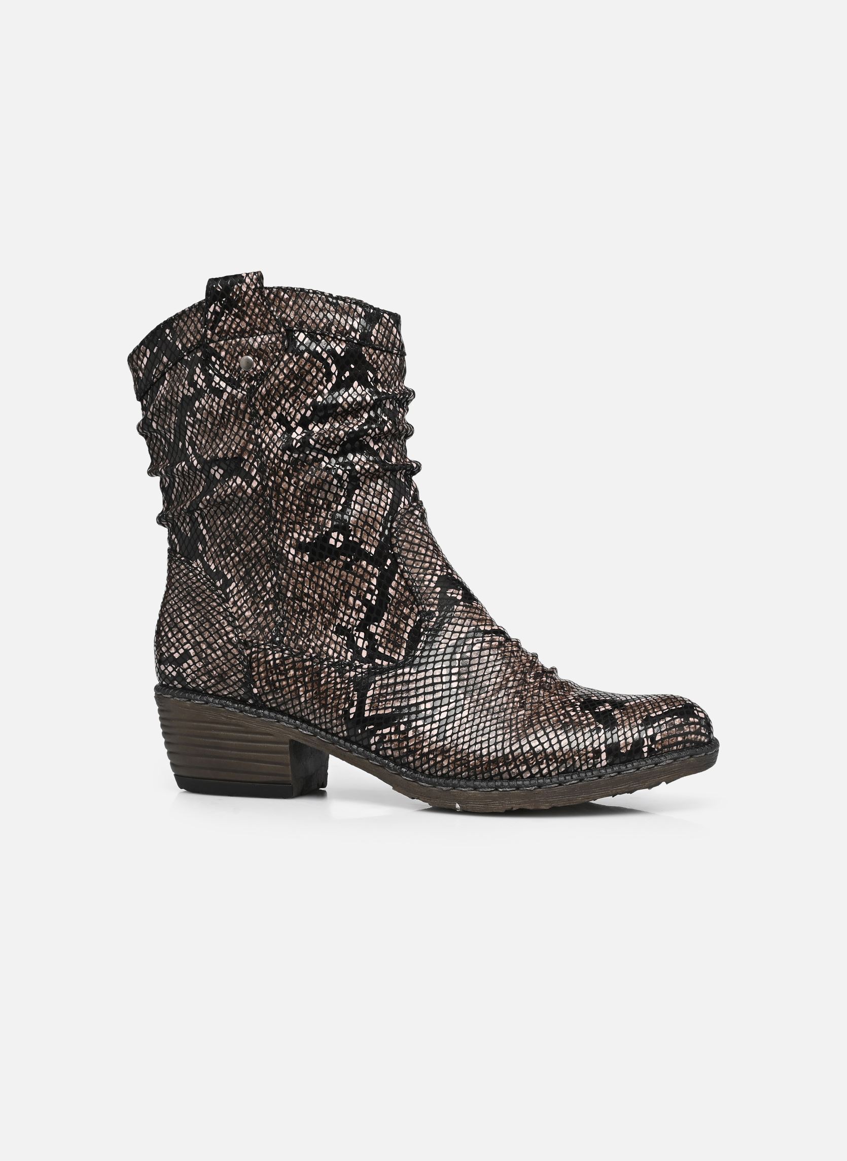 Bottines santiags 93770 femme marron Rieker Bottines santiags 93770 femme marron SCHWARZ-BRAUN