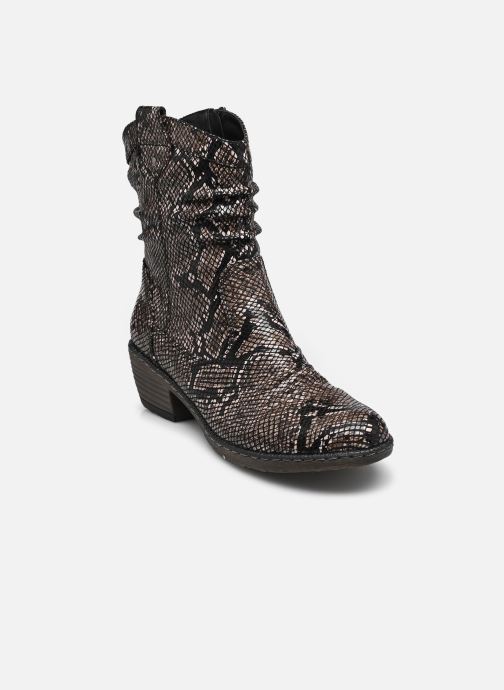 Rieker Bottines santiags 93770 femme marron