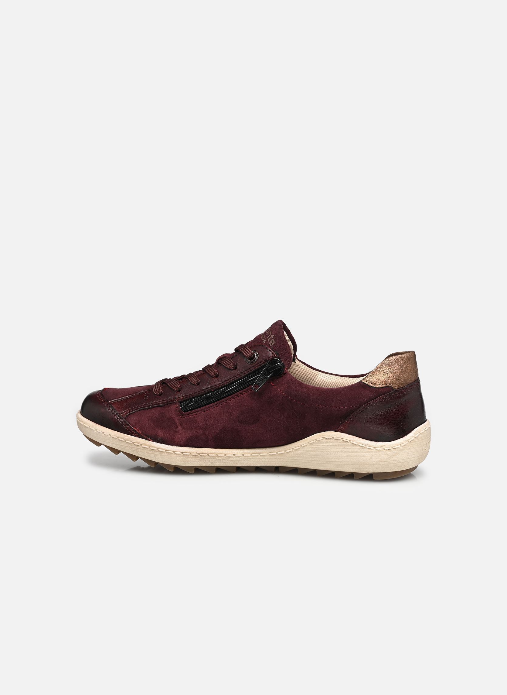Lage sneakers R1443 dames bordeaux Remonte Lage sneakers R1443 dames bordeaux CERESA/PURPLEVIOLET/ANTIK
