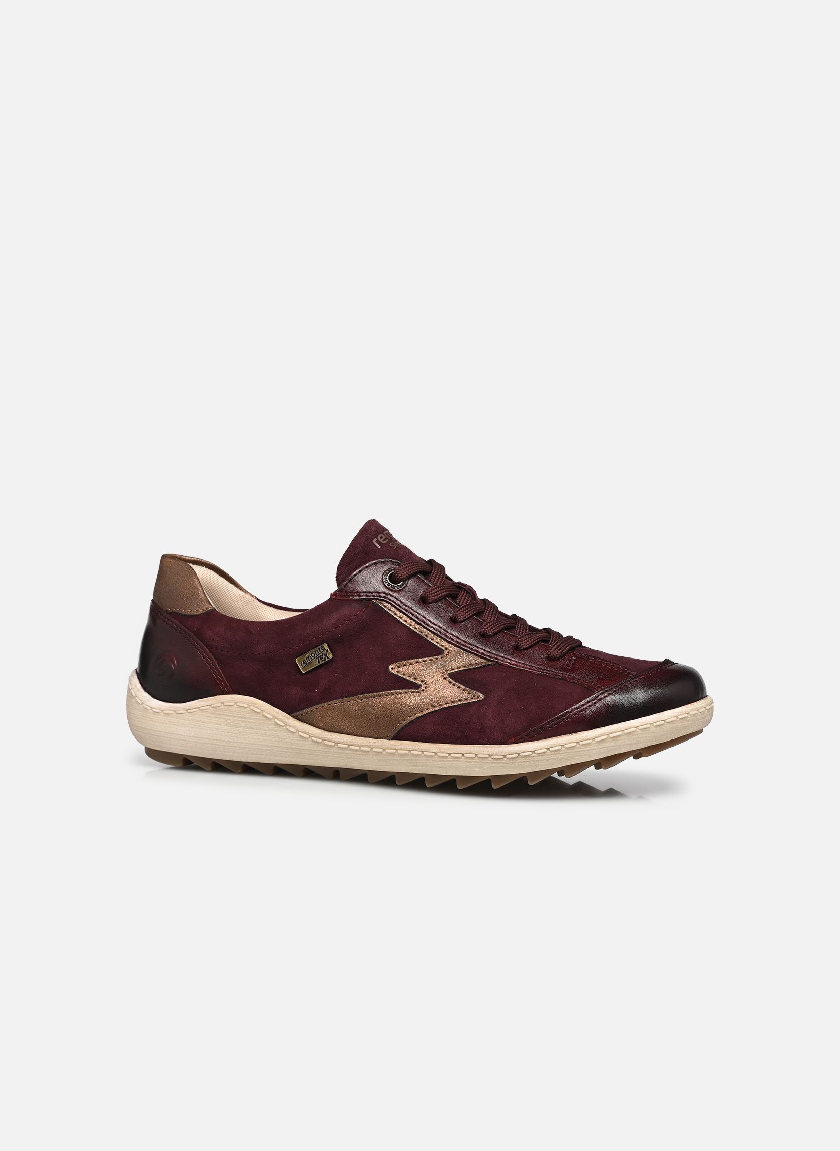 Lage sneakers R1443 dames bordeaux Remonte Lage sneakers R1443 dames bordeaux CERESA/PURPLEVIOLET/ANTIK