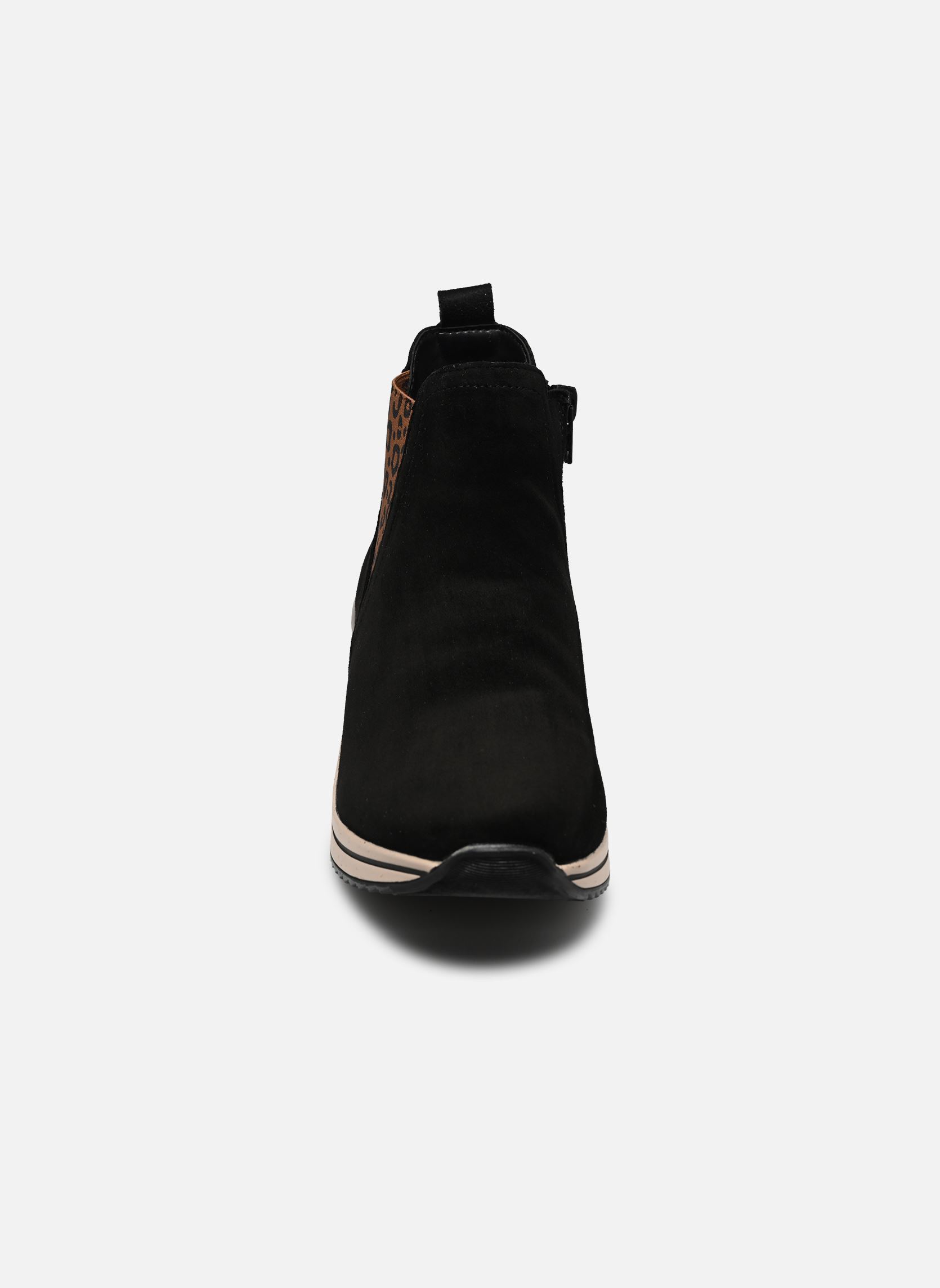Bottines basses D0T75 femme noir Remonte Bottines basses D0T75 femme noir SCHWARZ/CORRALES ZIMT/DUNKELBR