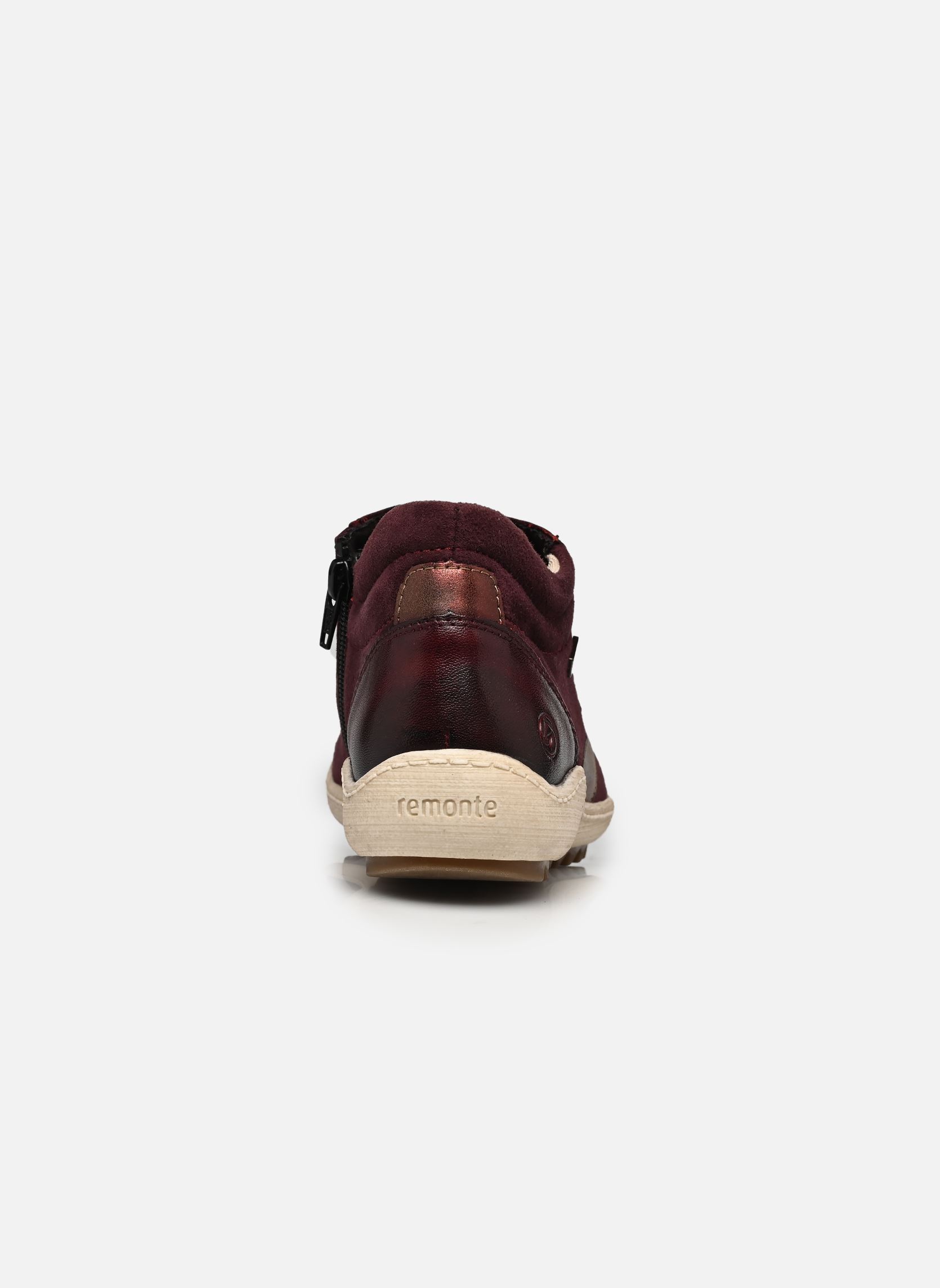 Baskets montantes R1454 femme bordeaux Remonte Baskets montantes R1454 femme bordeaux CERESA/PURPLEVIOLET/BROMBEER