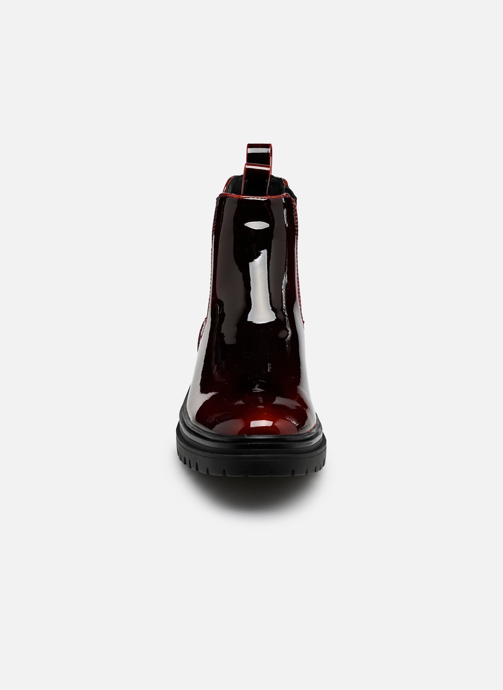 Niedrige Ankle Boots Boots THPATBUR damen bordeaux MADE BY Niedrige Ankle Boots Boots THPATBUR damen bordeaux BORDEAUX PU PATENT