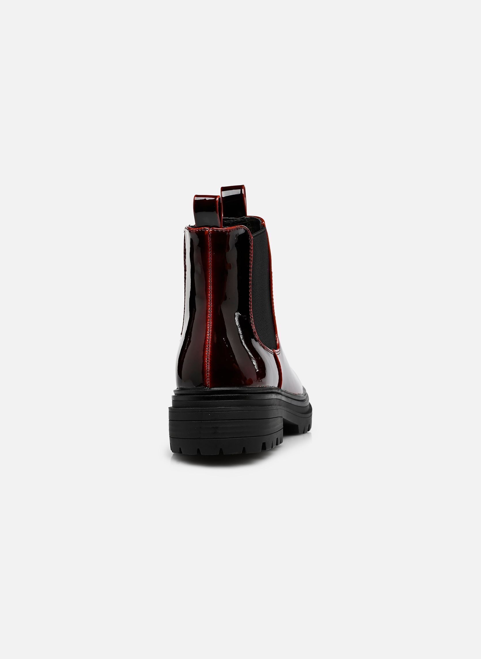 Niedrige Ankle Boots Boots THPATBUR damen bordeaux MADE BY Niedrige Ankle Boots Boots THPATBUR damen bordeaux BORDEAUX PU PATENT