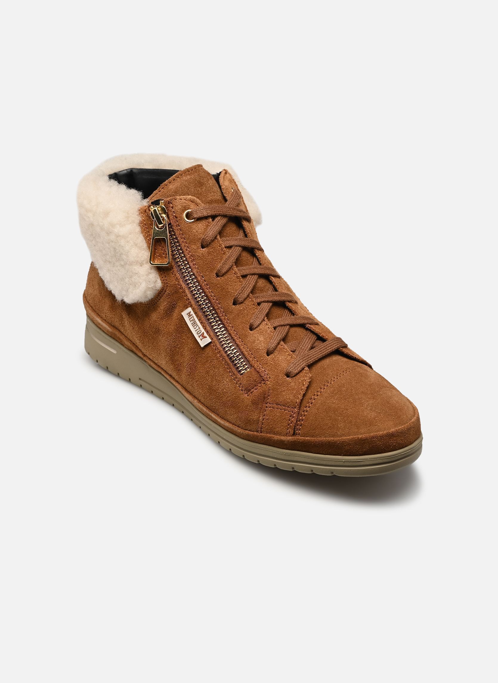 Knöchelhohe Sneaker Julinka damen braun Mephisto Knöchelhohe Sneaker Julinka damen braun TOBACCO
