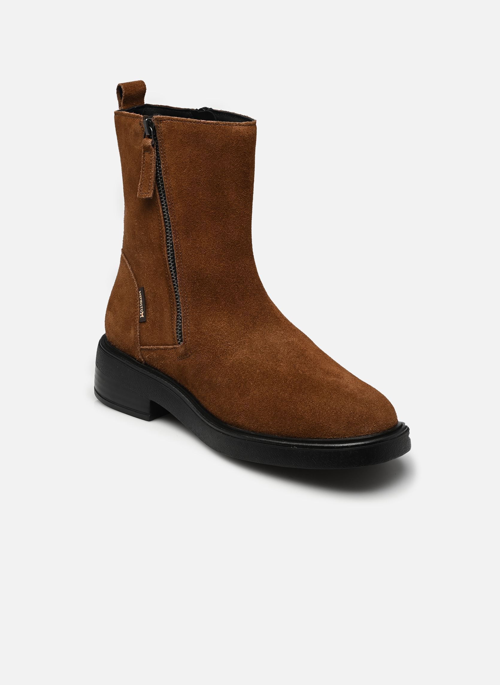 Niedrige Ankle Boots Pryska damen braun Mephisto Niedrige Ankle Boots Pryska damen braun BROWN