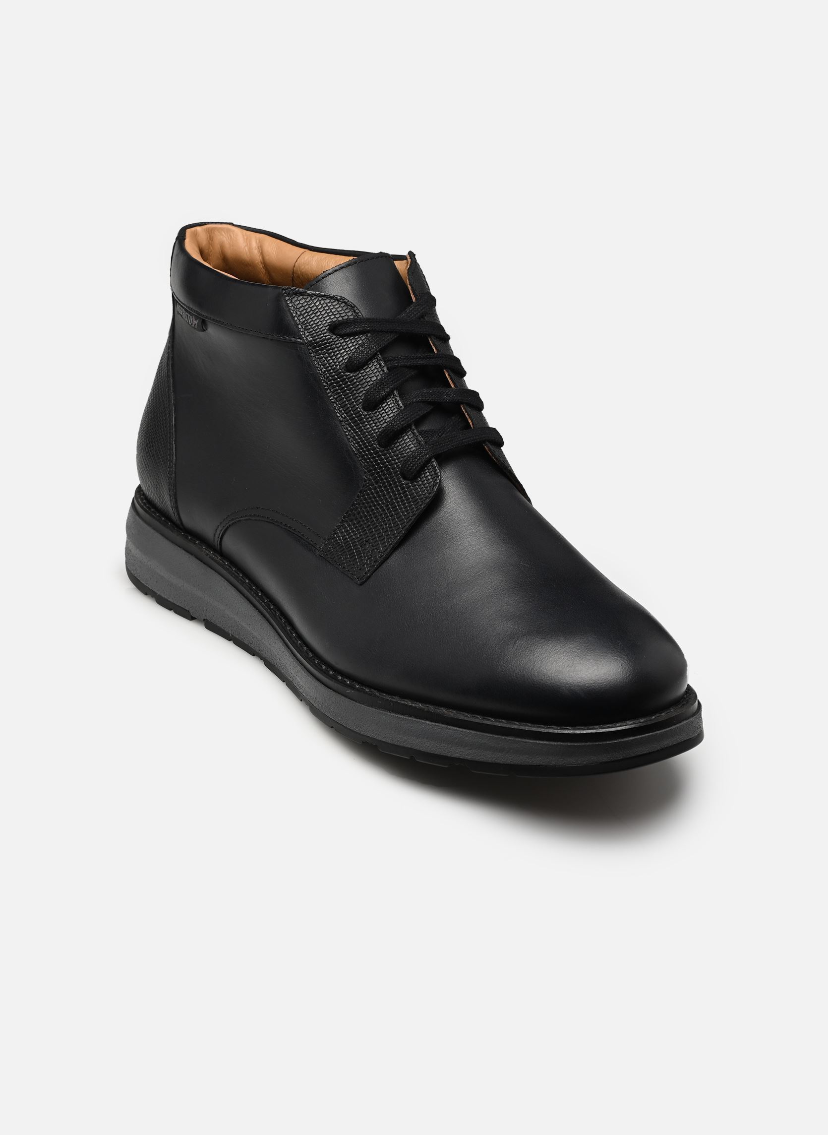 Geschnürte Stiefeletten Rosario herren schwarz Mephisto Geschnürte Stiefeletten Rosario herren schwarz BLACK