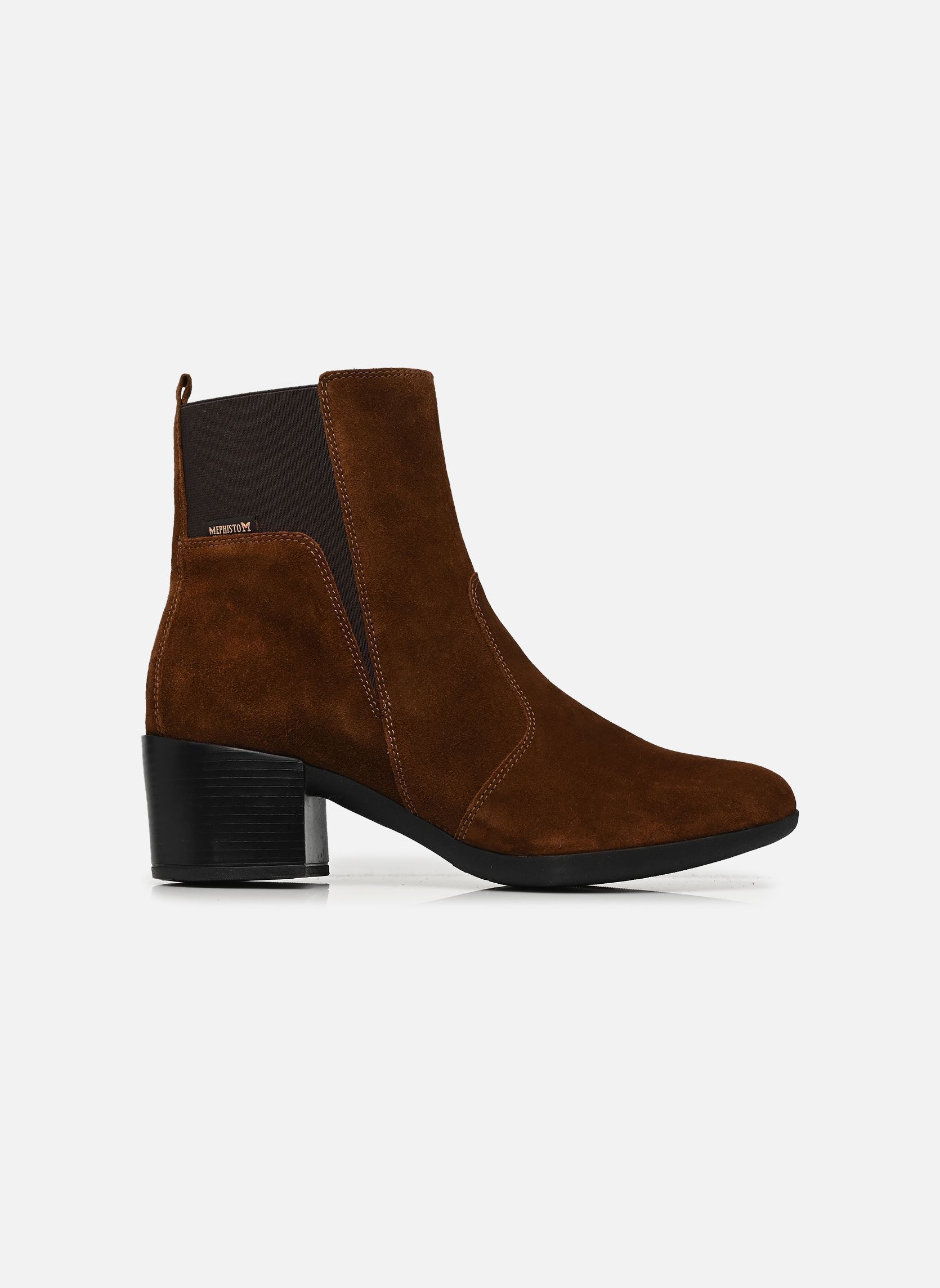 Niedrige Ankle Boots Zelia damen braun Mephisto Niedrige Ankle Boots Zelia damen braun BROWN