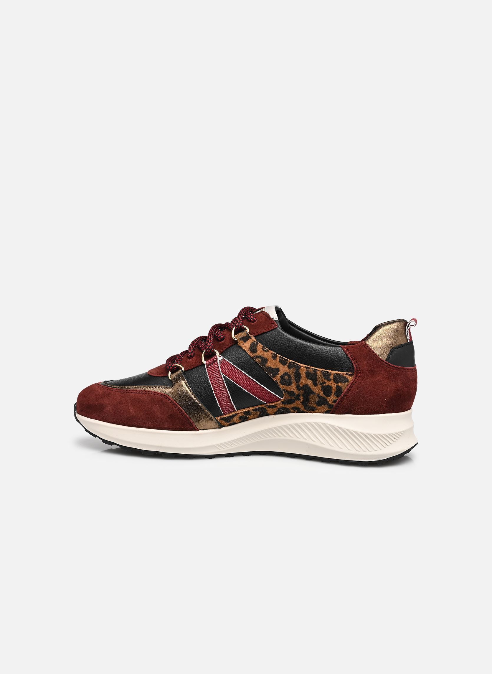 Niedrige Sneaker Kalya damen bordeaux Mephisto Niedrige Sneaker Kalya damen bordeaux CORDOVAN