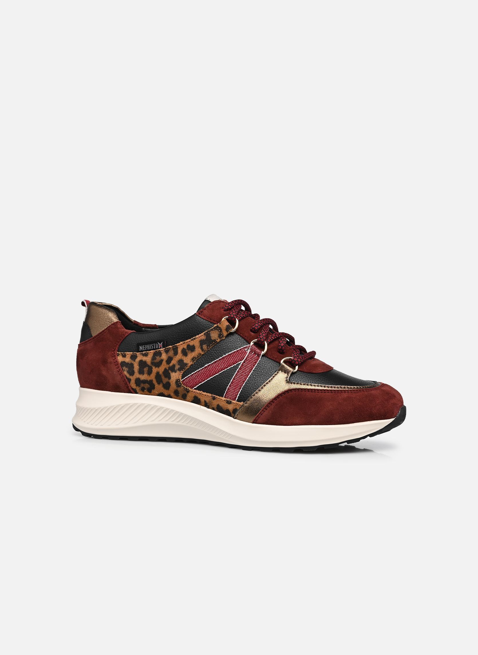 Niedrige Sneaker Kalya damen bordeaux Mephisto Niedrige Sneaker Kalya damen bordeaux CORDOVAN