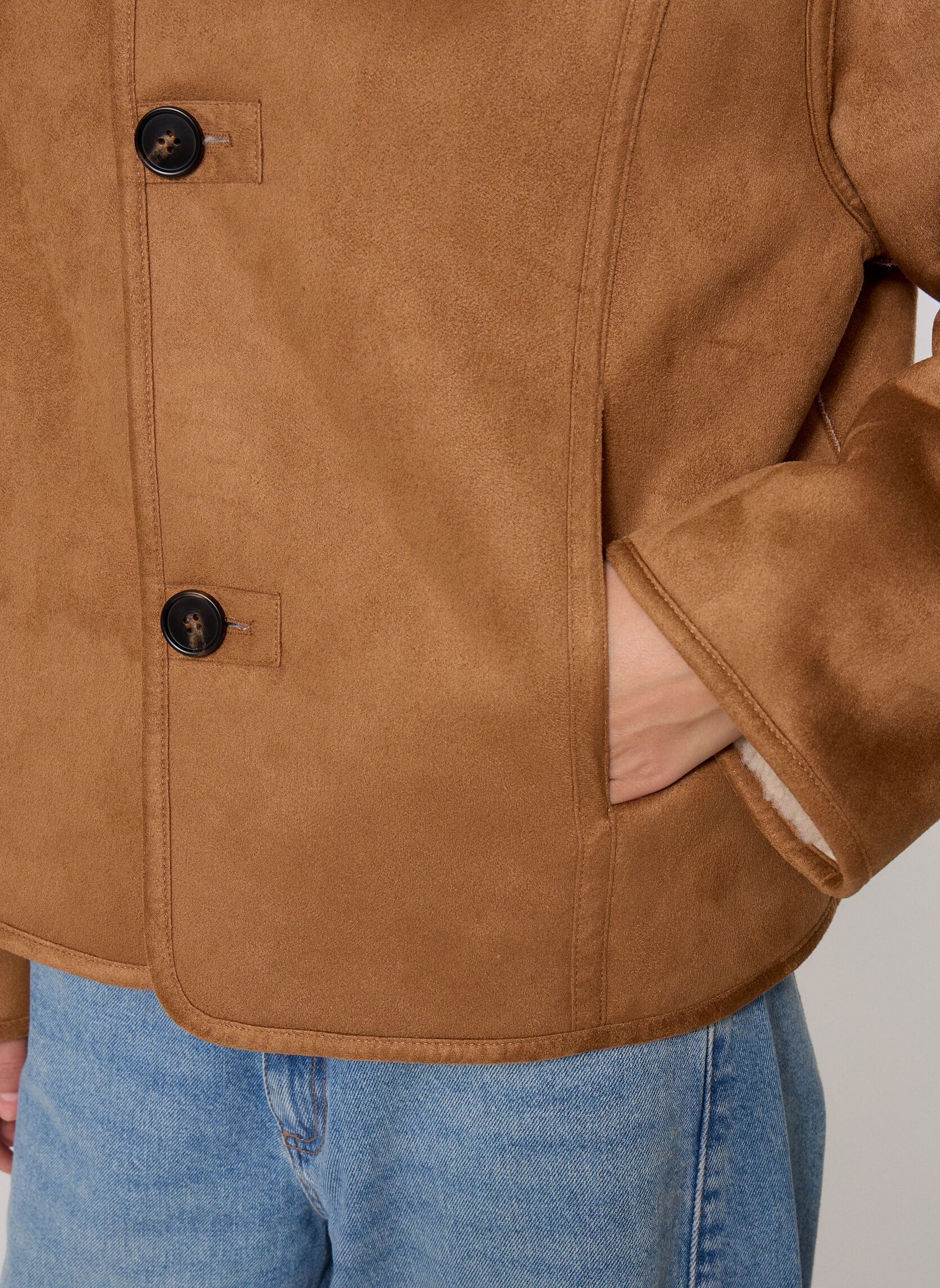 Vestes VBLAZER-FOURRURE femme marron MADE BY Vestes VBLAZER-FOURRURE femme marron CAMEL