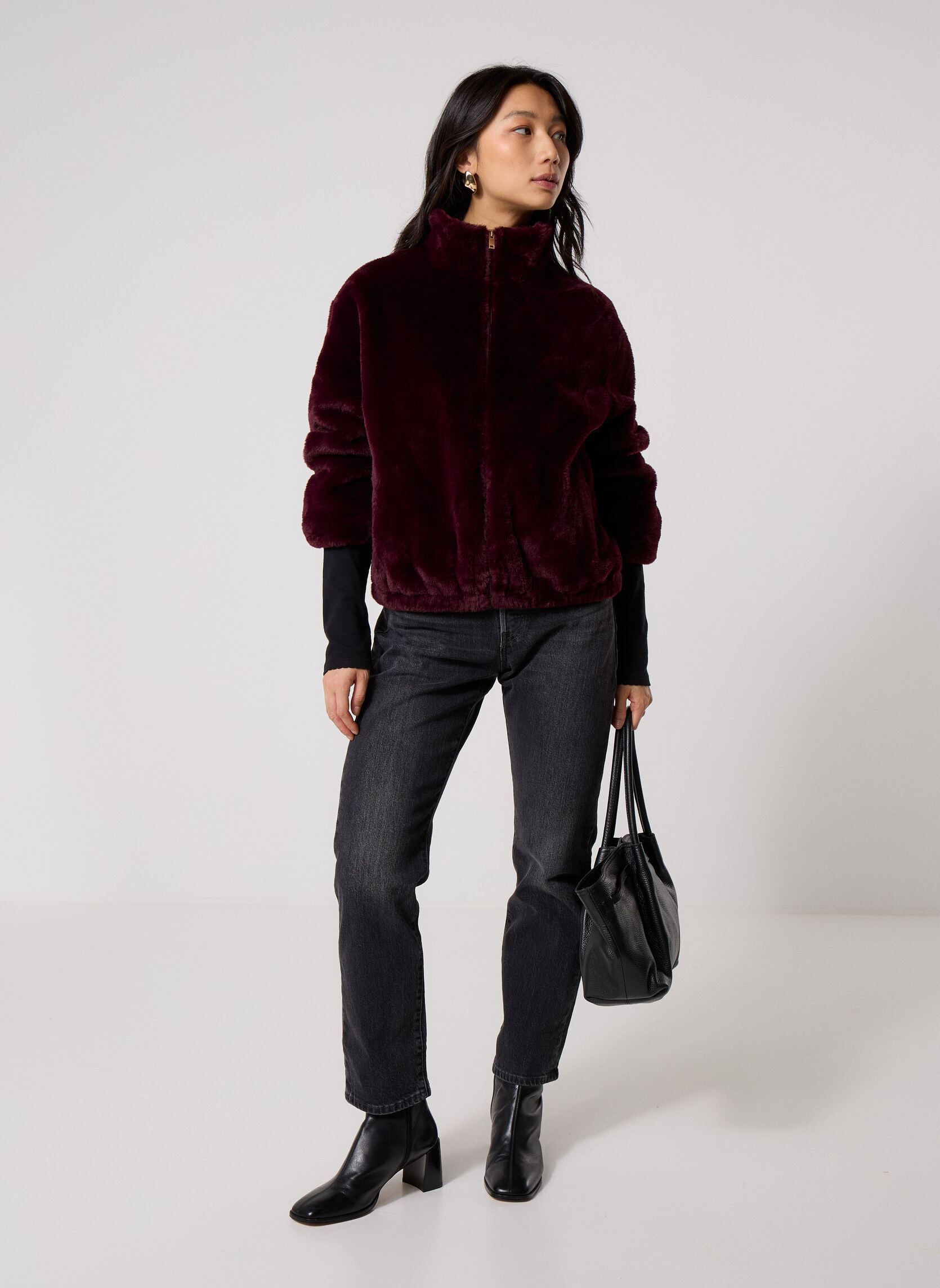 Vestes VDOUZIP femme violet MADE BY Vestes VDOUZIP femme violet MAROON BANNER