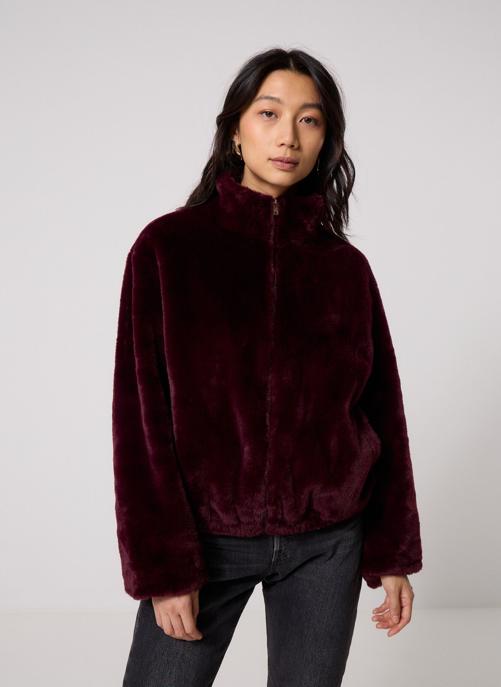 Vestes VDOUZIP femme violet MADE BY Vestes VDOUZIP femme violet MAROON BANNER
