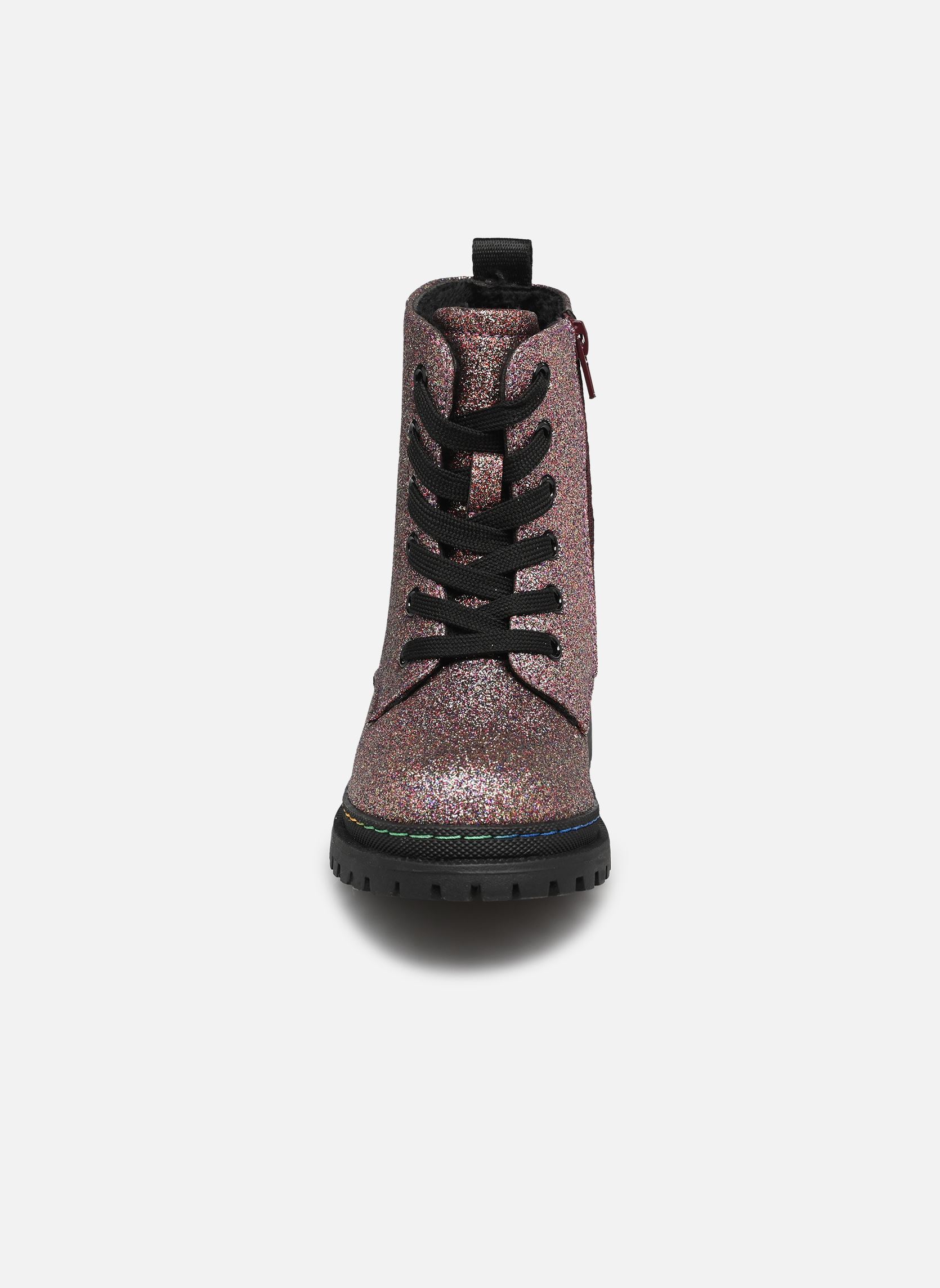 Bottines Boots THTIGLI fille rose MADE BY Bottines Boots THTIGLI fille rose MULTI-GLITTER PU