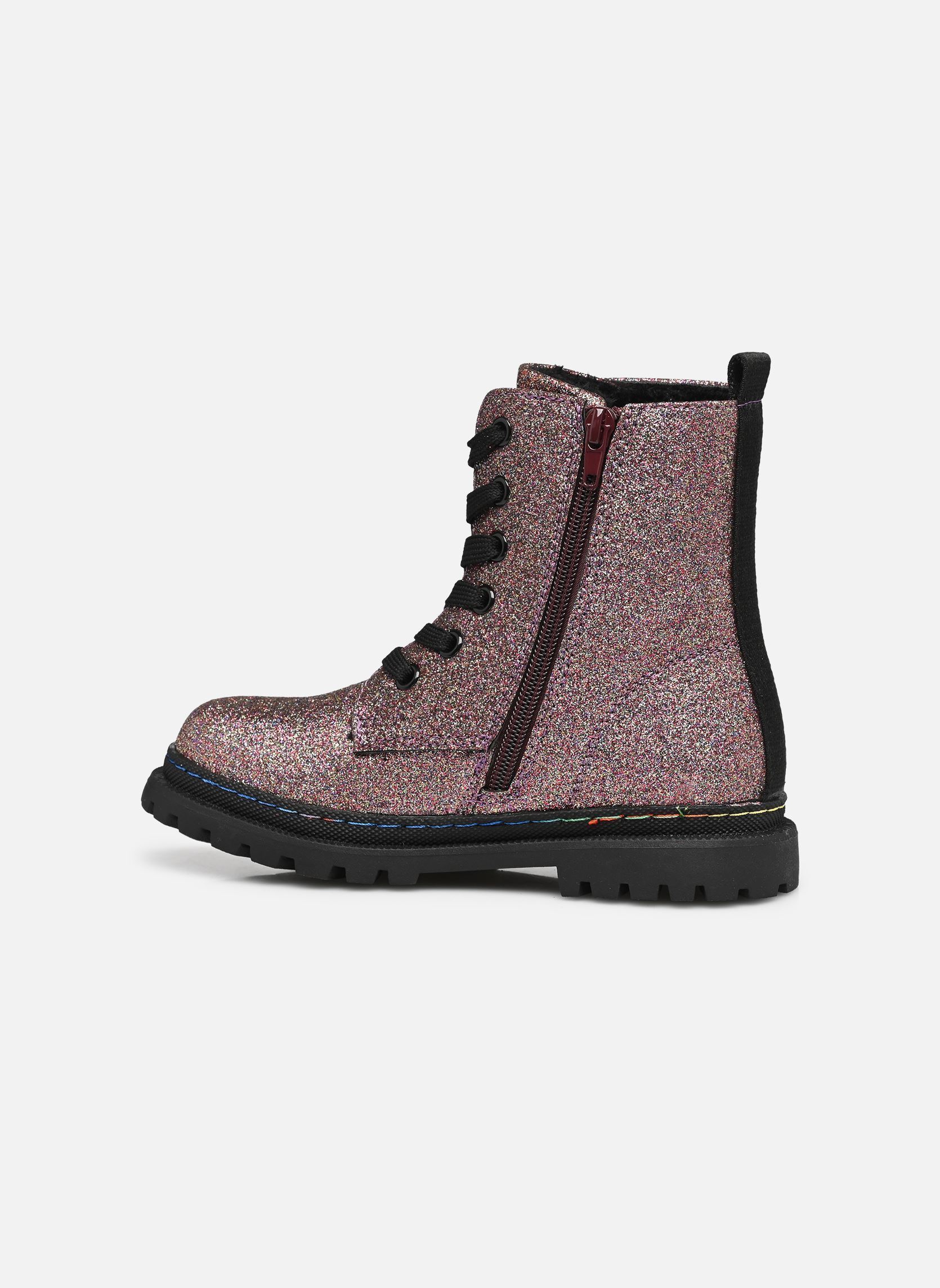 Bottines Boots THTIGLI fille rose MADE BY Bottines Boots THTIGLI fille rose MULTI-GLITTER PU