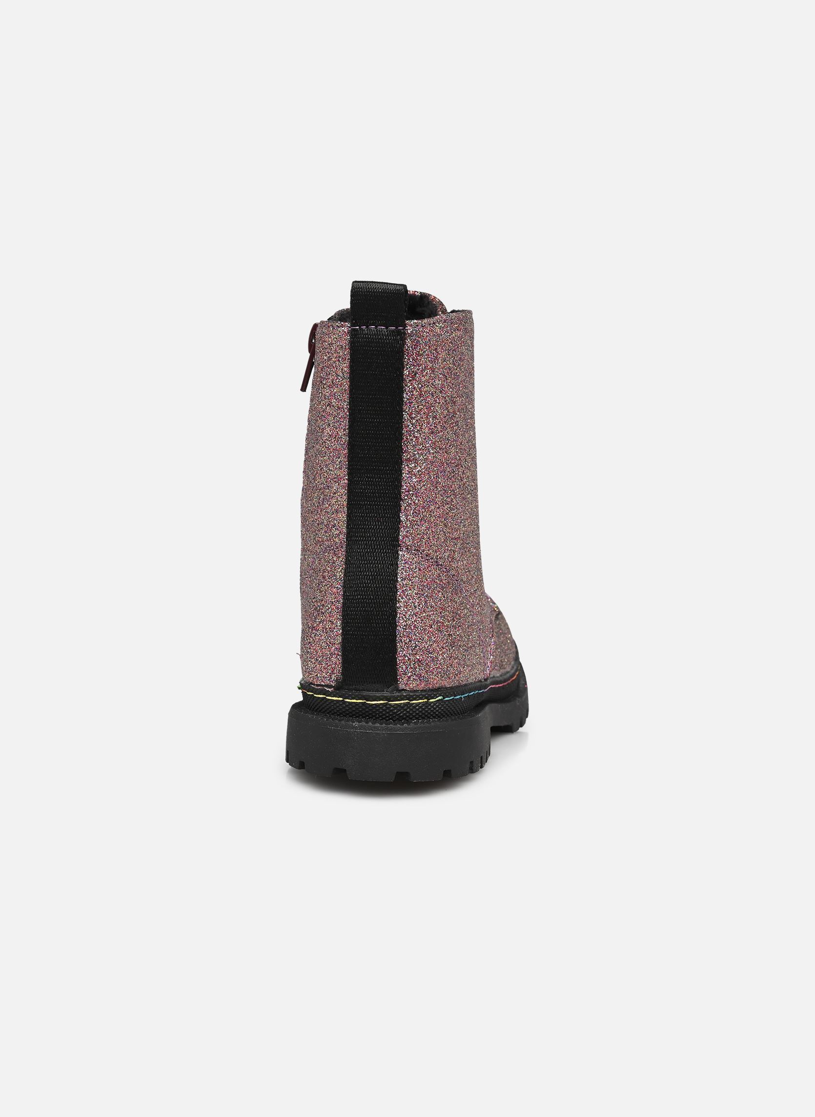 Bottines Boots THTIGLI fille rose MADE BY Bottines Boots THTIGLI fille rose MULTI-GLITTER PU