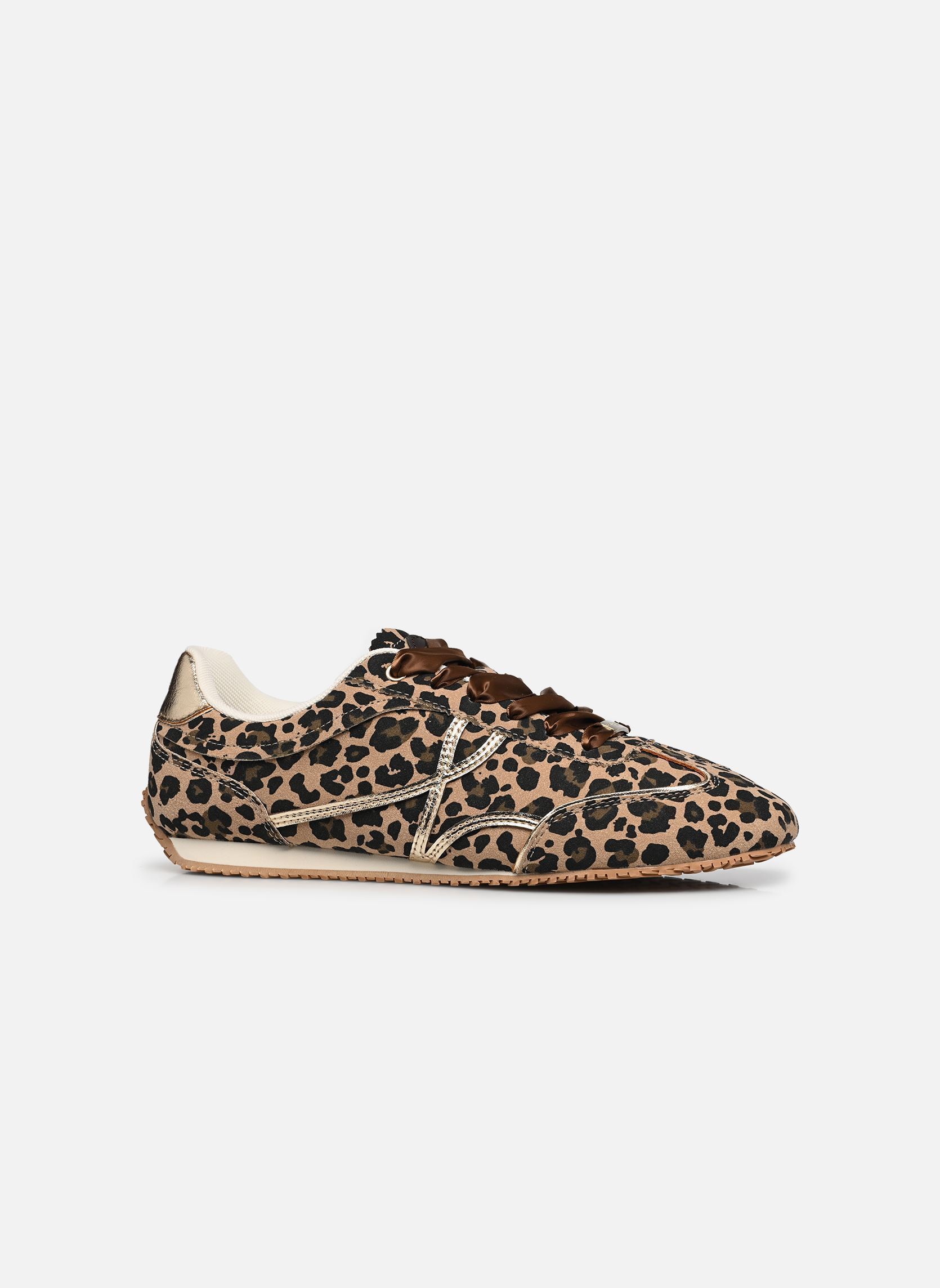 Baskets basses ALBA 2 femme beige Les Tropéziennes par M Belarbi Baskets basses ALBA 2 femme beige LEOPARD