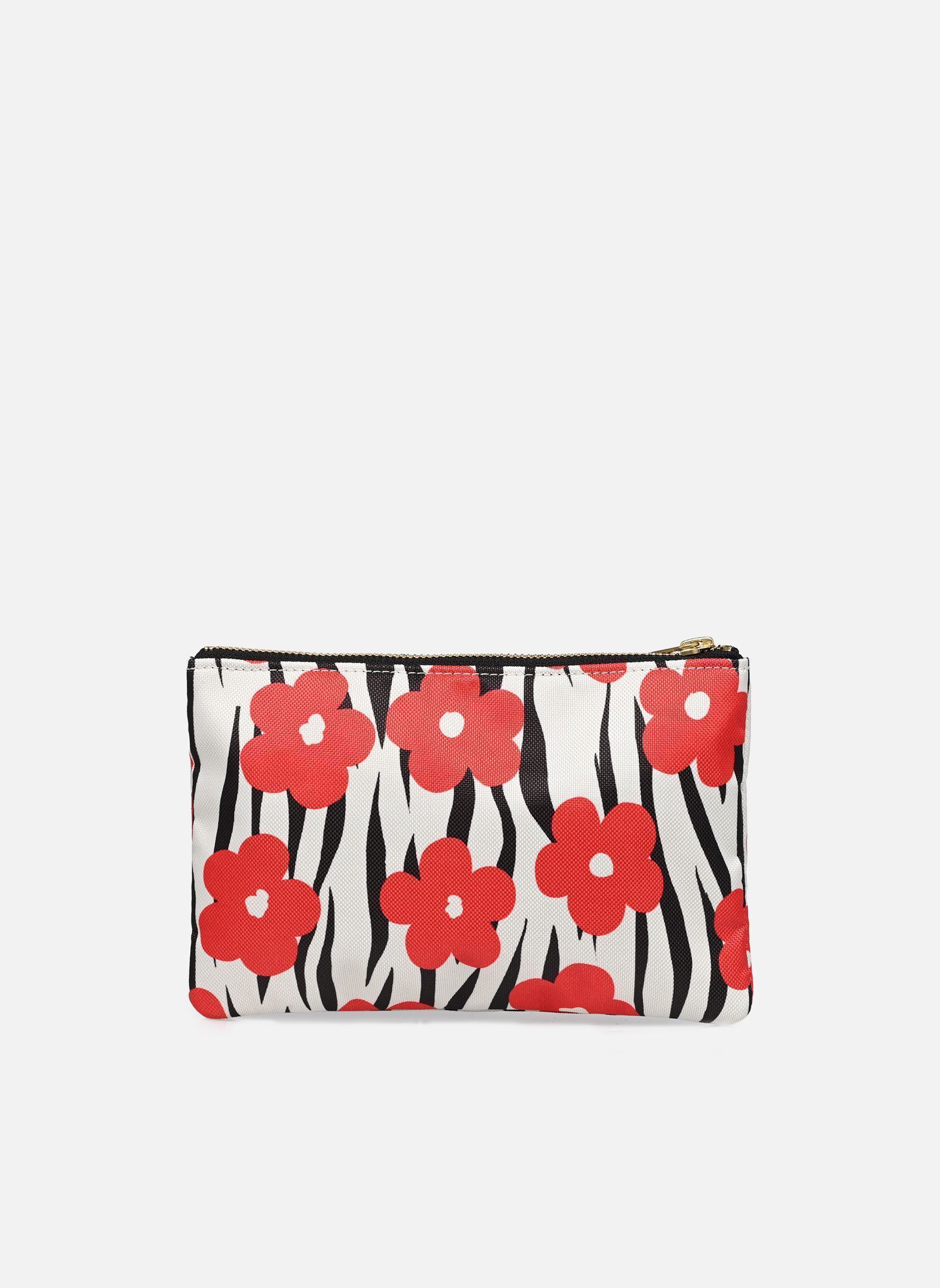 Clutches Pochette - Wildflower dames rood WOUF Clutches Pochette - Wildflower dames rood WHITE AND RED