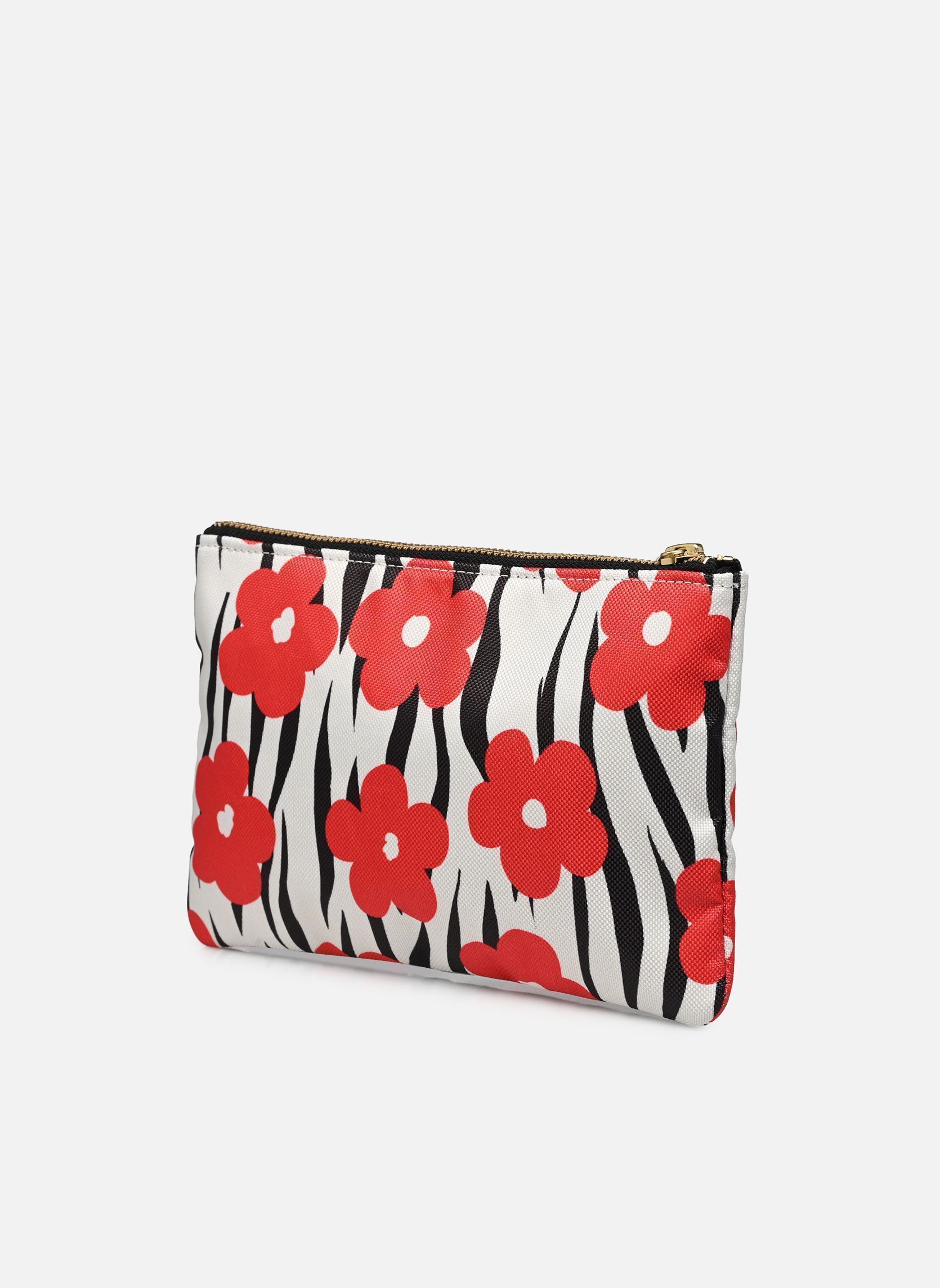 Clutches Pochette - Wildflower dames rood WOUF Clutches Pochette - Wildflower dames rood WHITE AND RED
