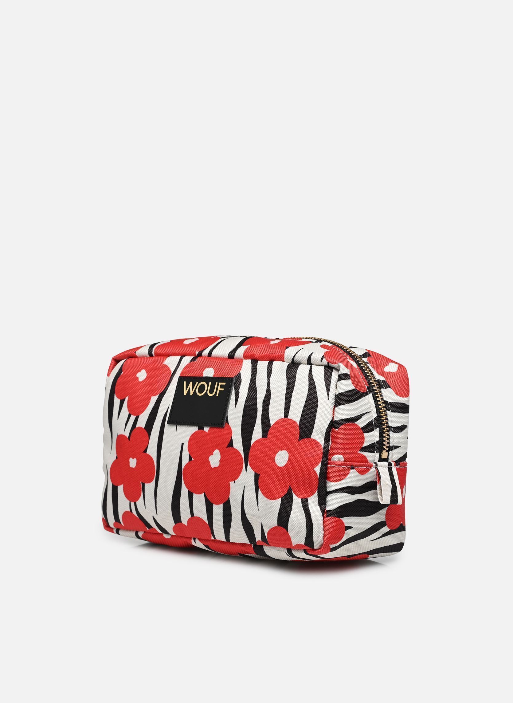 Pochettes Trousse de toilette - Wildflower femme rouge WOUF Pochettes Trousse de toilette - Wildflower femme rouge WHITE AND RED