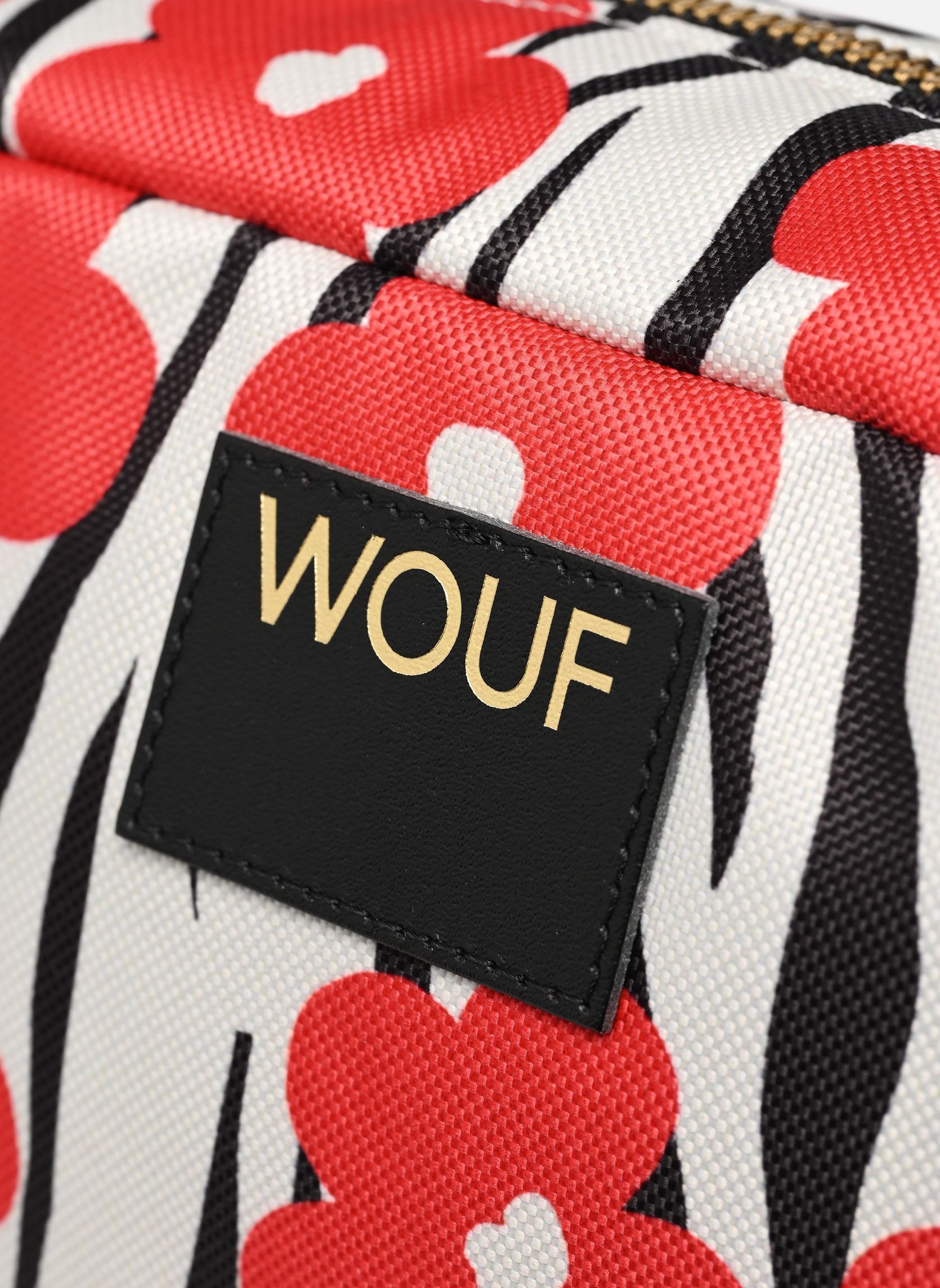 Pochettes Trousse de toilette - Wildflower femme rouge WOUF Pochettes Trousse de toilette - Wildflower femme rouge WHITE AND RED
