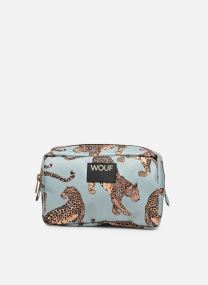 Pochettes Trousse de toilette - Emerald Leopard femme vert WOUF Pochettes Trousse de toilette - Emerald Leopard femme vert BLUE AND LIGHT BROWN