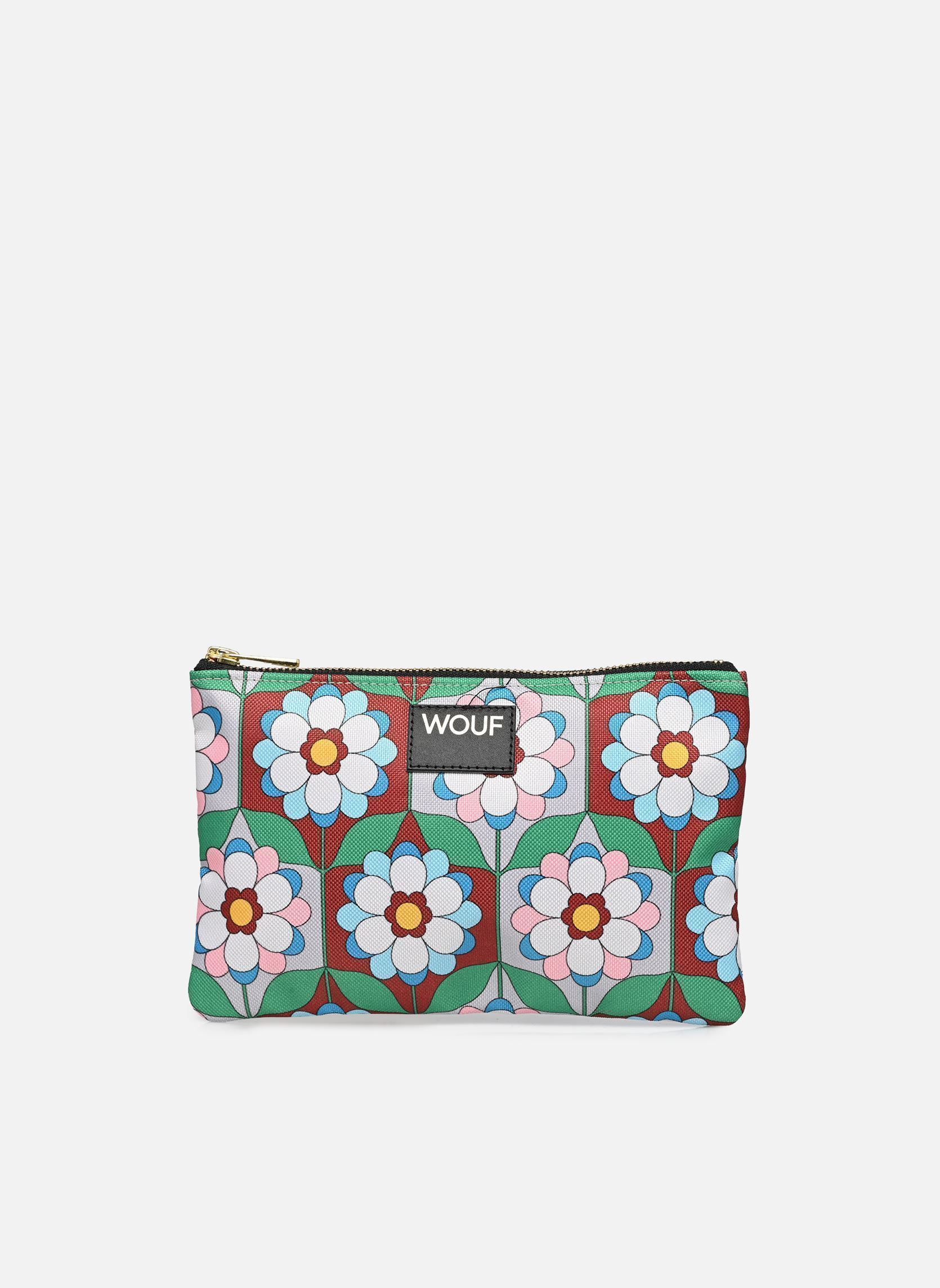 Clutches Pochette - Kaleido dames meerkleurig WOUF Clutches Pochette - Kaleido dames meerkleurig GREEN AND YELLOW AND BROWN