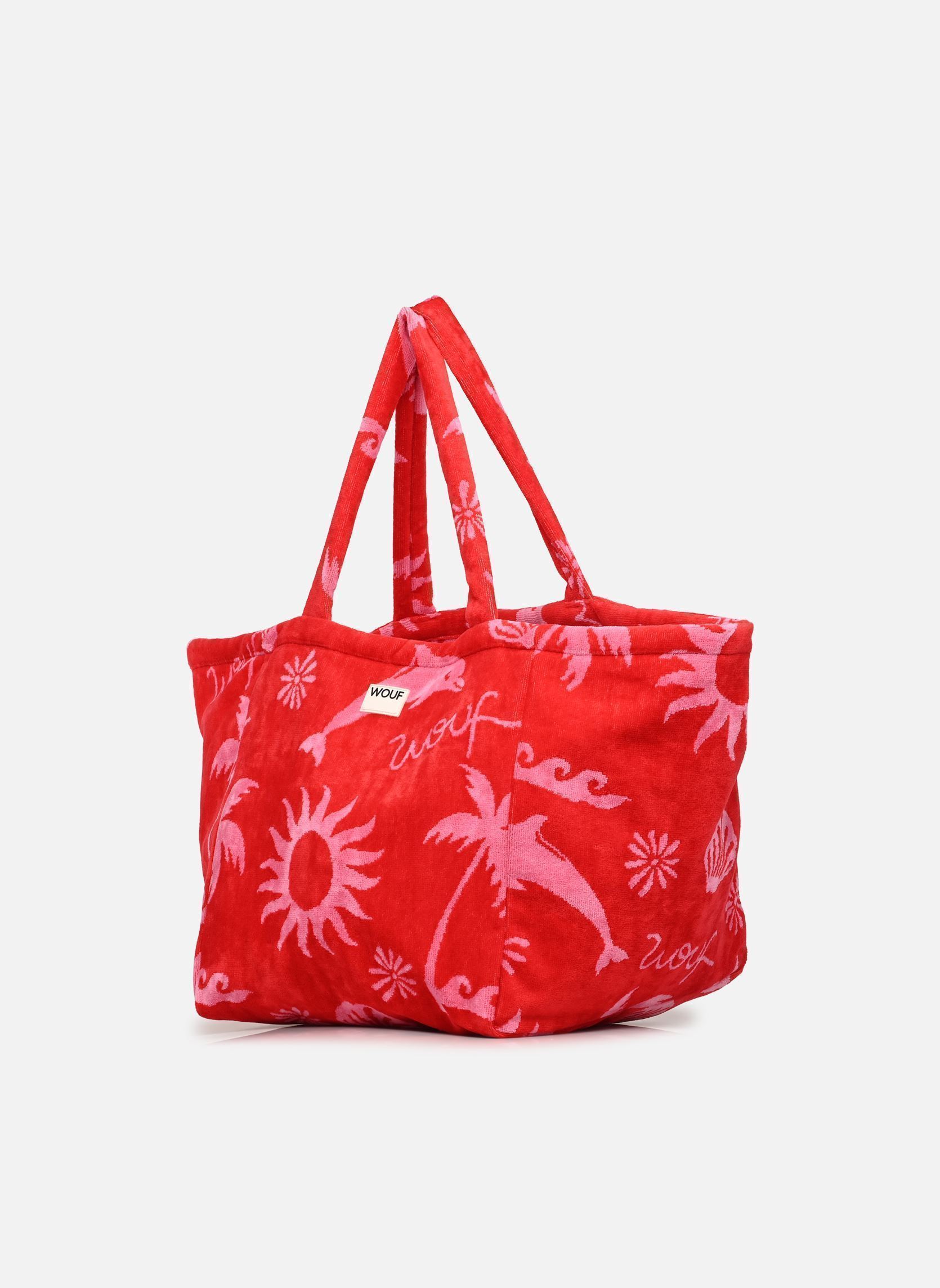 Shopper Tote bag - Tulum damen rot WOUF Shopper Tote bag - Tulum damen rot RED AND PINK