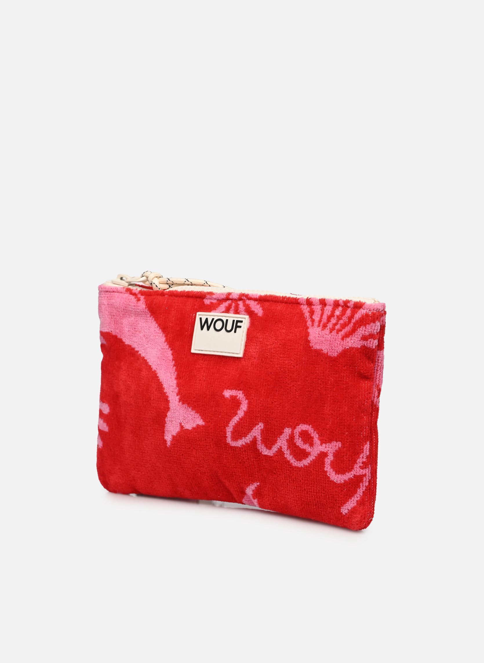 Pochettes Pochette - Tulum femme rouge WOUF Pochettes Pochette - Tulum femme rouge RED AND PINK