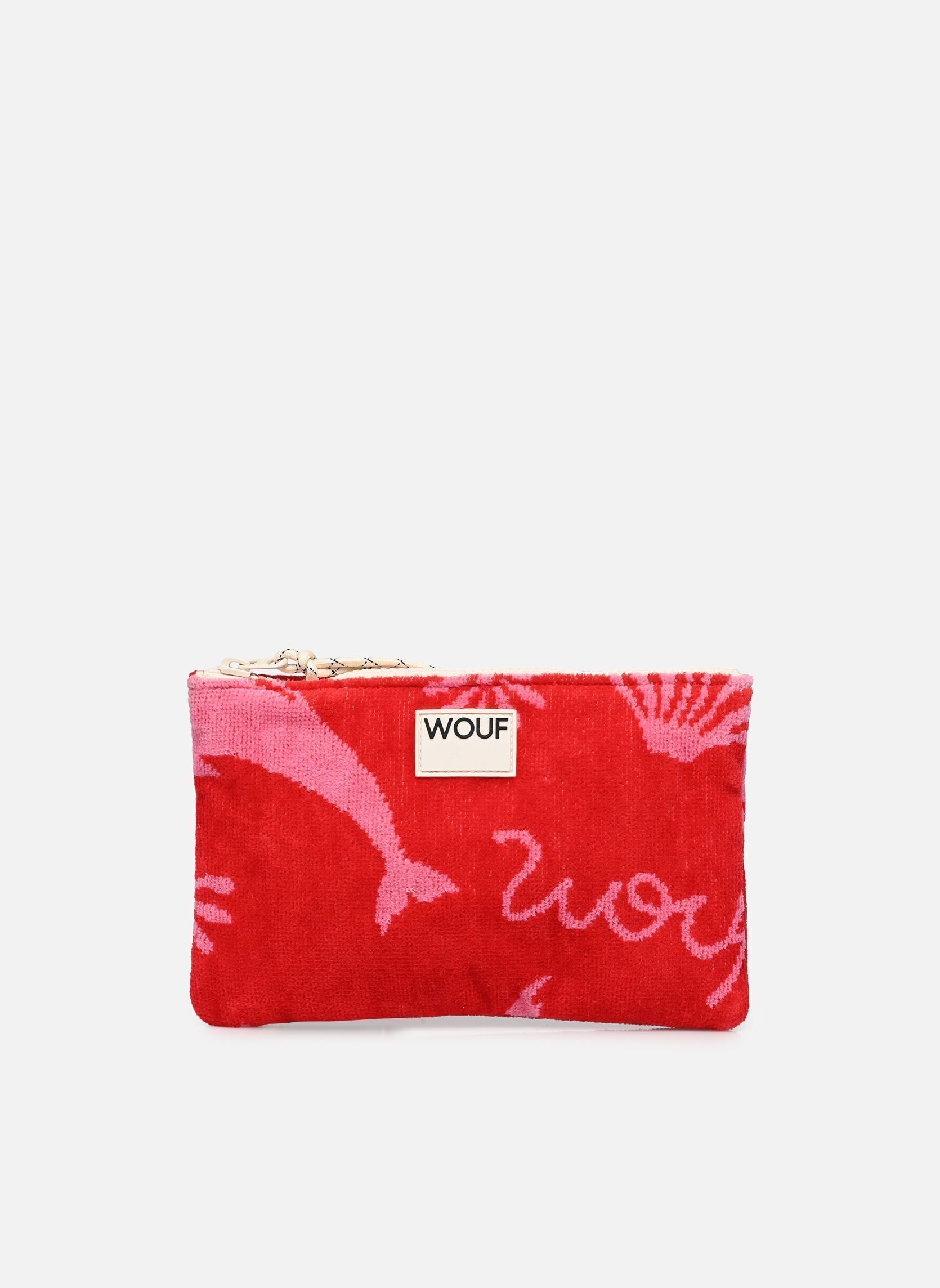 Pochettes Pochette - Tulum femme rouge WOUF Pochettes Pochette - Tulum femme rouge RED AND PINK