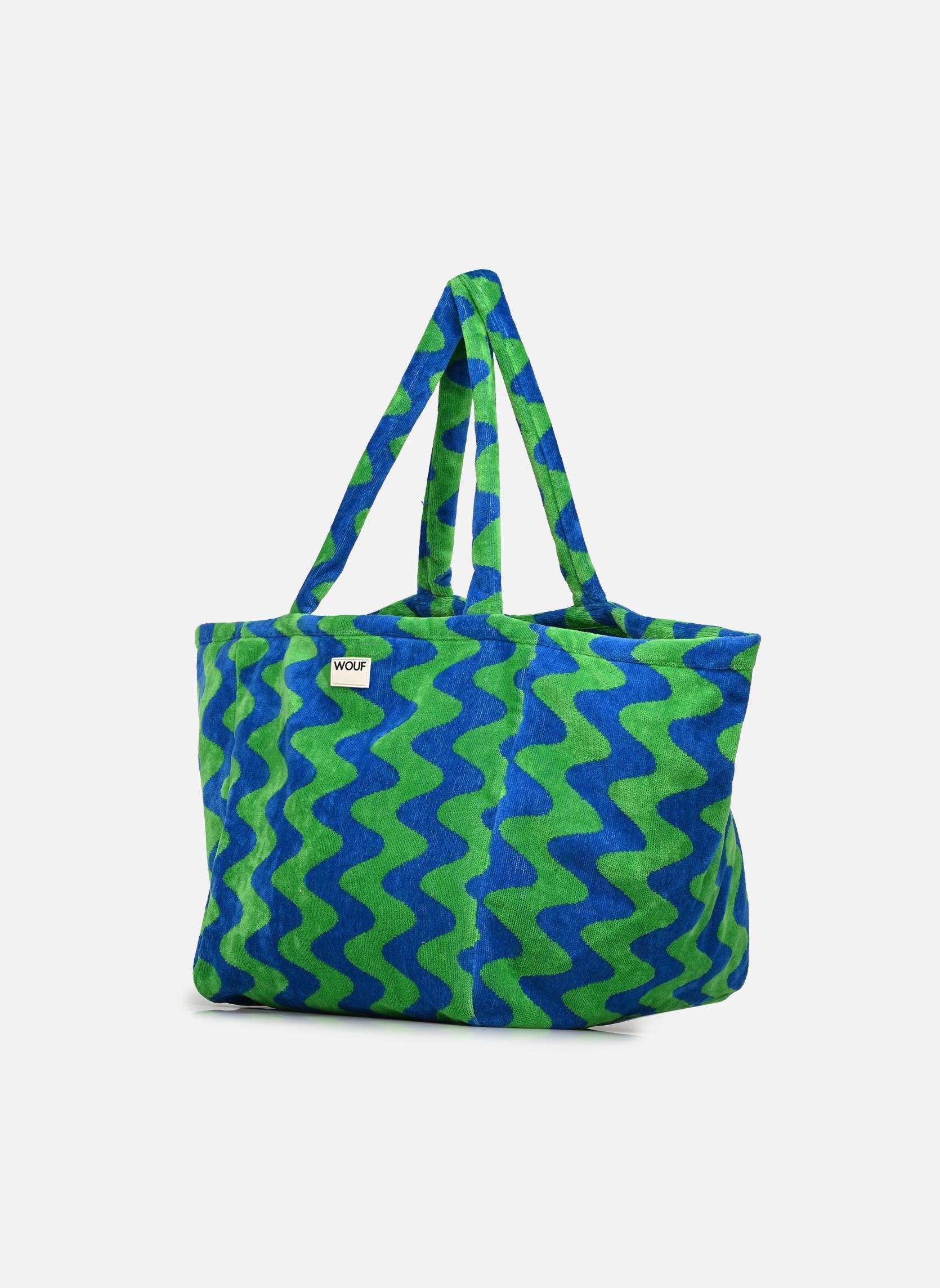 Grote winkelzak Grand tote bag - Goa dames groen WOUF Grote winkelzak Grand tote bag - Goa dames groen BLUE AND GREEN