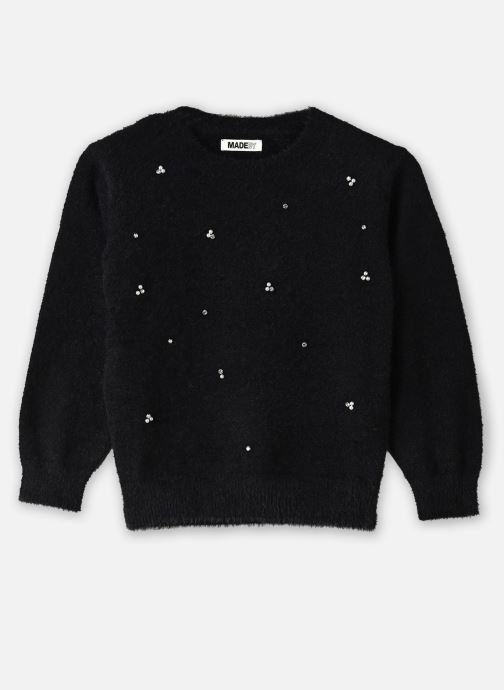 MADE BY Pulls MPULL-RELIEF fille noir