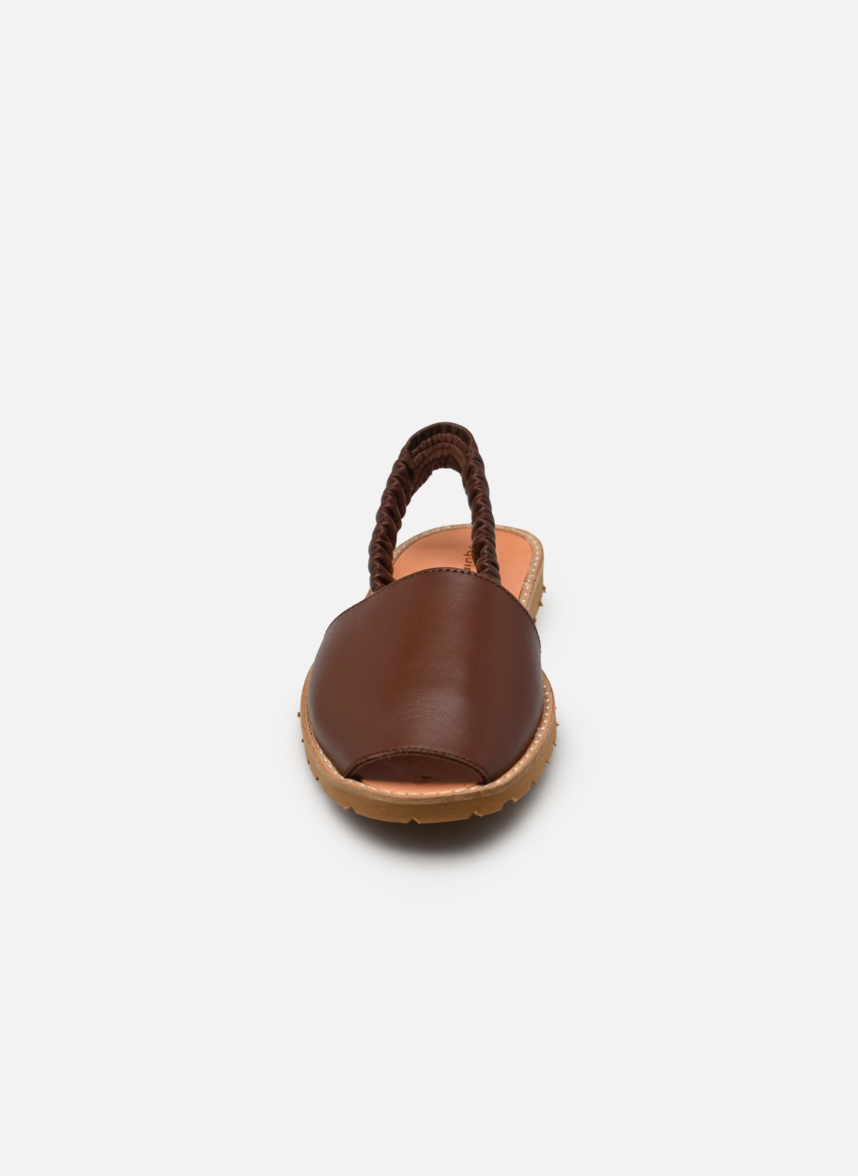 Sandales Fruncía femme marron Minorquines Sandales Fruncía femme marron CUIR PALISENDER