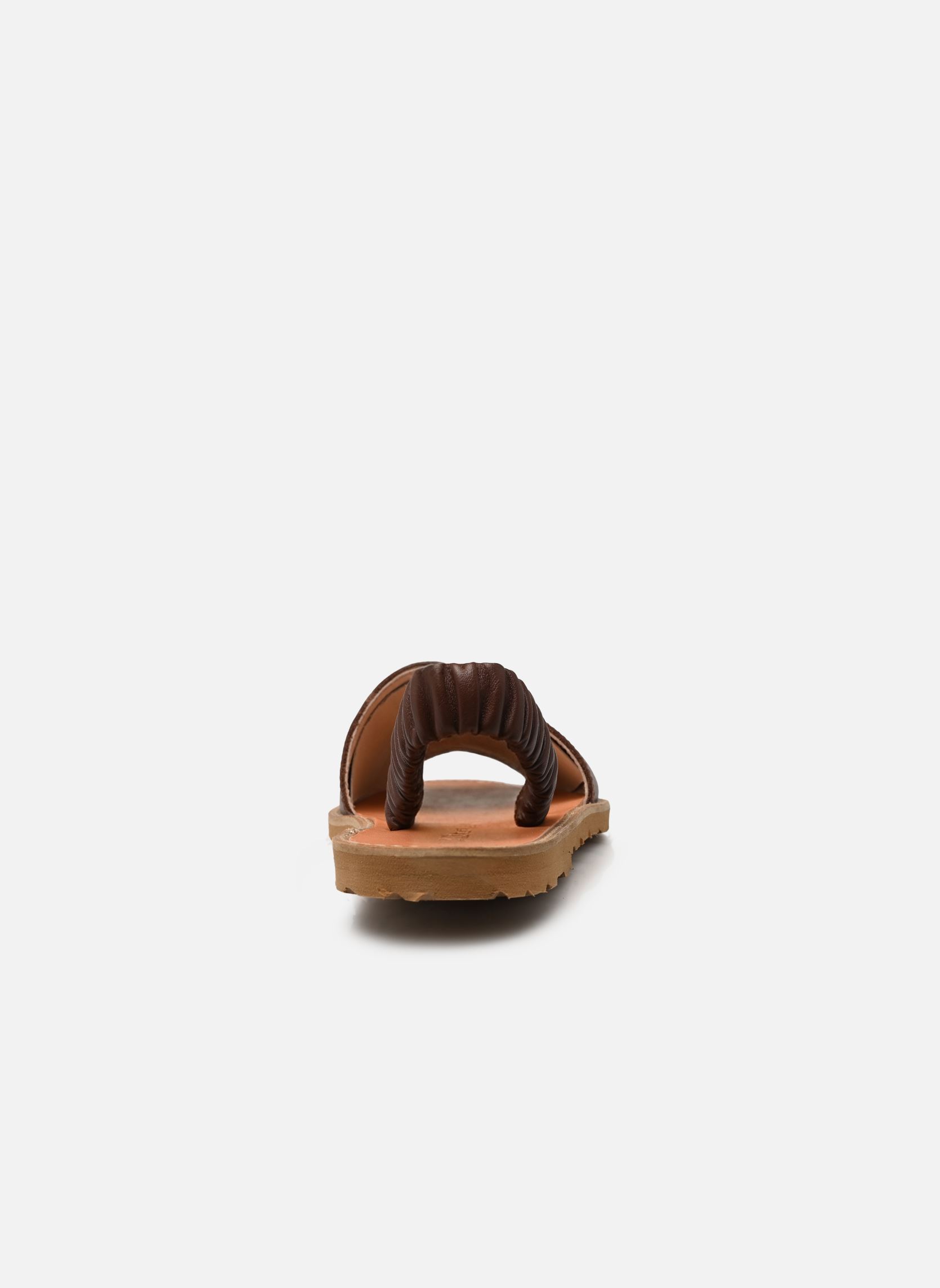 Sandales Fruncía femme marron Minorquines Sandales Fruncía femme marron CUIR PALISENDER