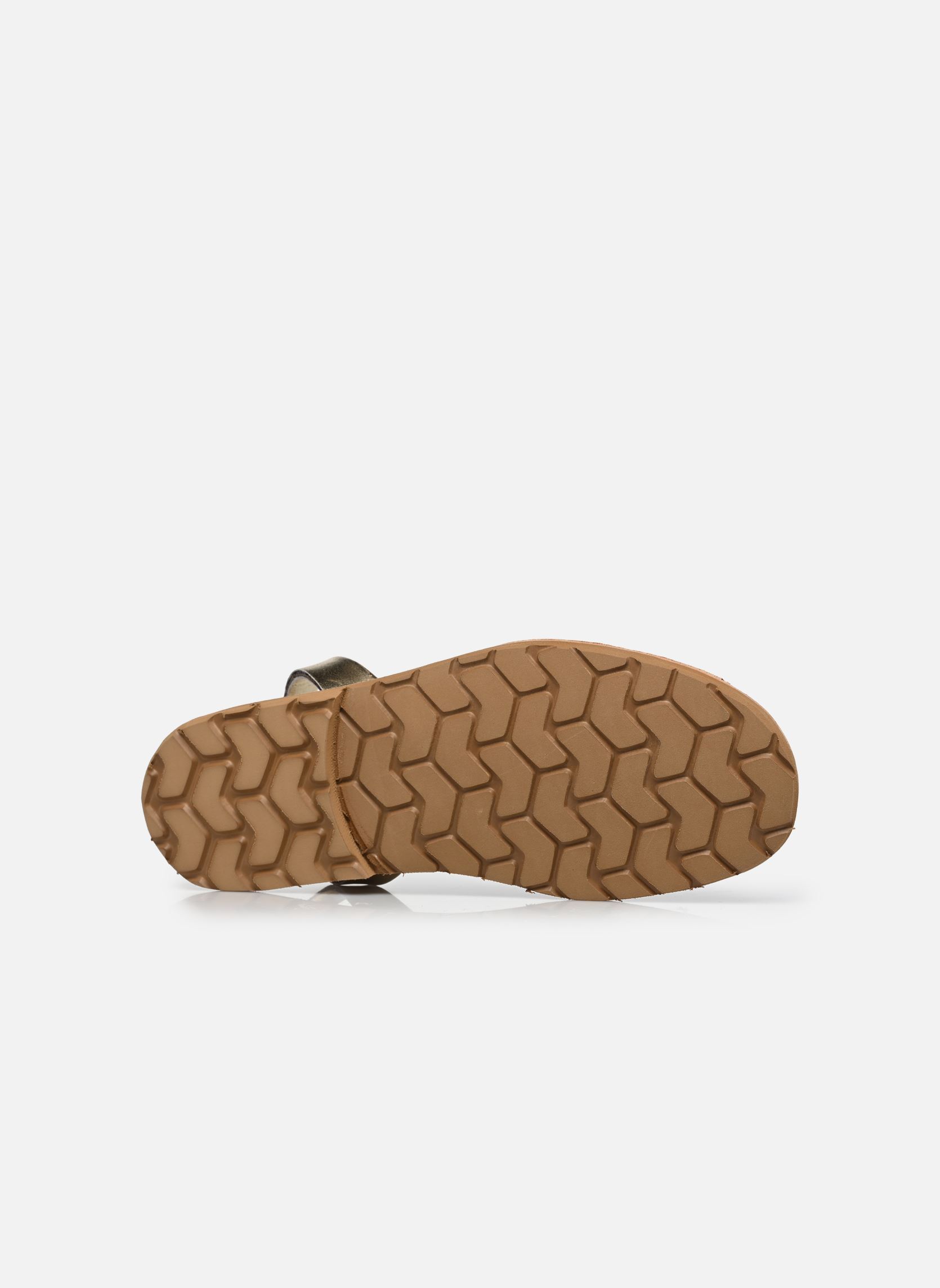 Platte sandalen Caleta dames bruin Minorquines Platte sandalen Caleta dames bruin DAIM CUERO