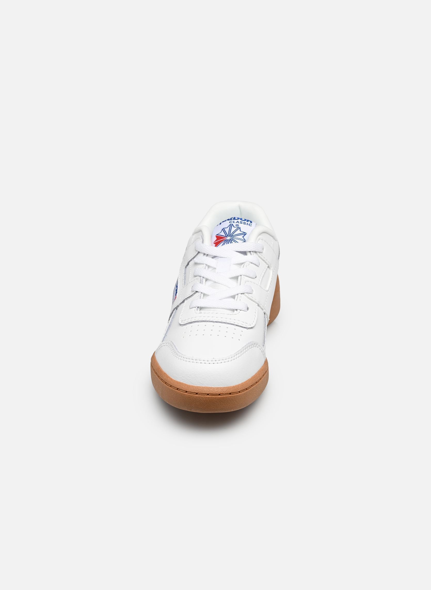 Baskets basses WORKOUT PLUS K blanc Reebok Baskets basses WORKOUT PLUS K blanc FTWRWHITE/VECTORBLUE/VECTORRED