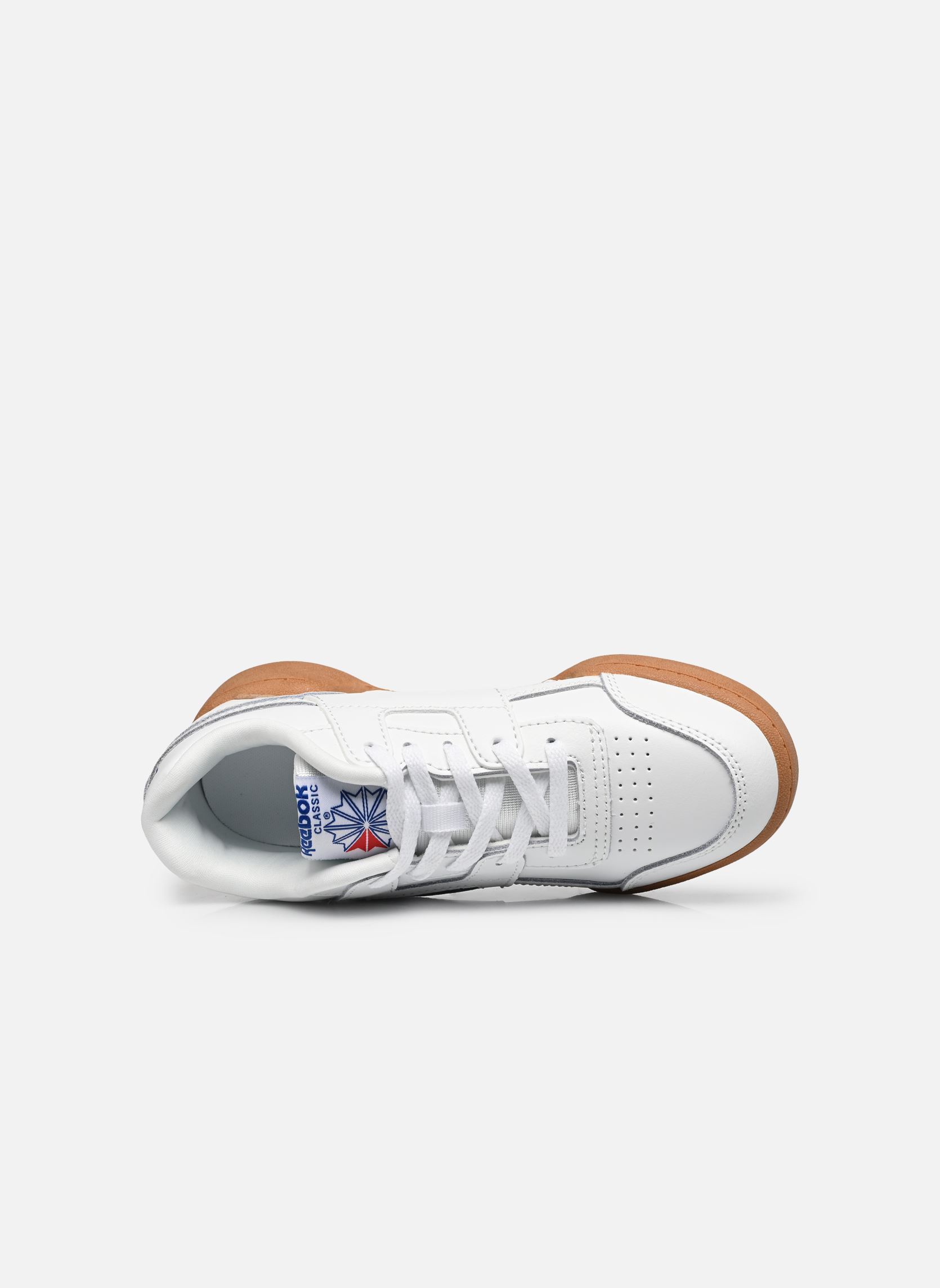 Baskets basses WORKOUT PLUS K blanc Reebok Baskets basses WORKOUT PLUS K blanc FTWRWHITE/VECTORBLUE/VECTORRED