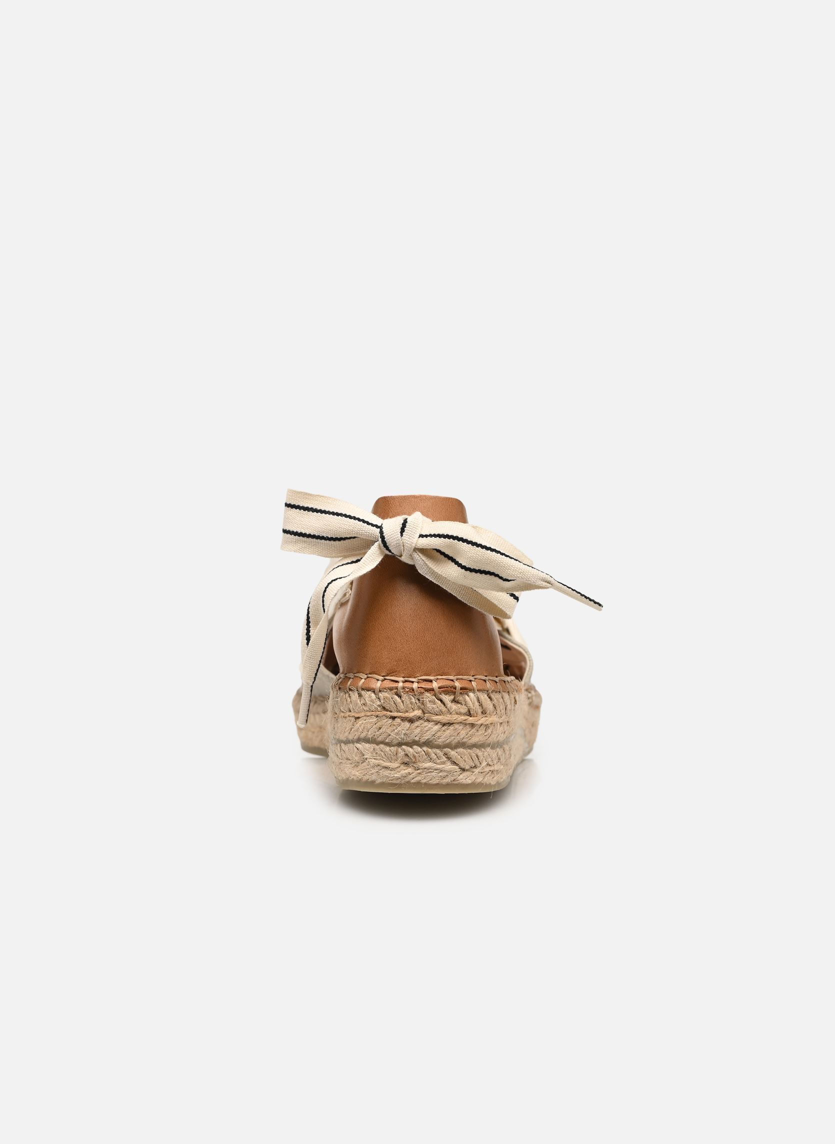 Flache Espadrilles Sukha damen beige Naguisa Flache Espadrilles Sukha damen beige LINEN STRIPE LIGHT BROWN