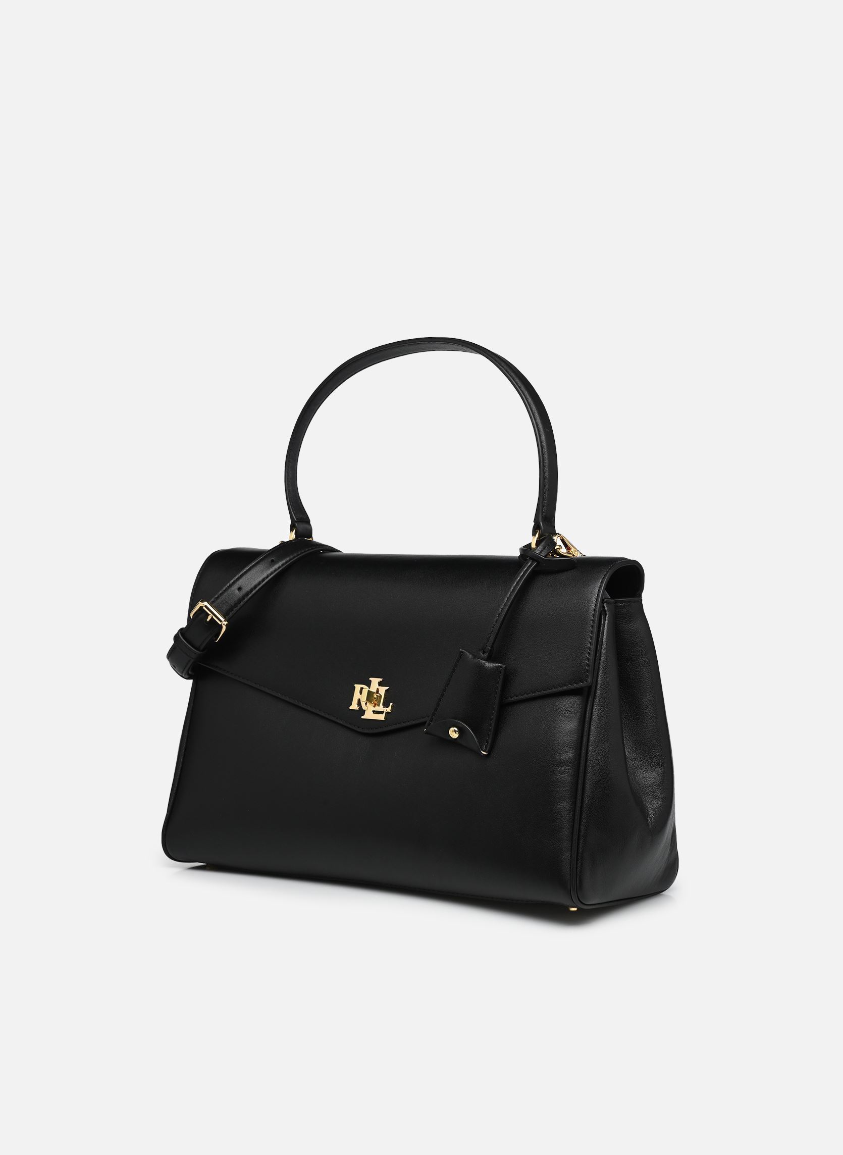 Sacs à main Farrah Soft-Satchel-Medium femme noir Lauren Ralph Lauren Sacs à main Farrah Soft-Satchel-Medium femme noir BLACK