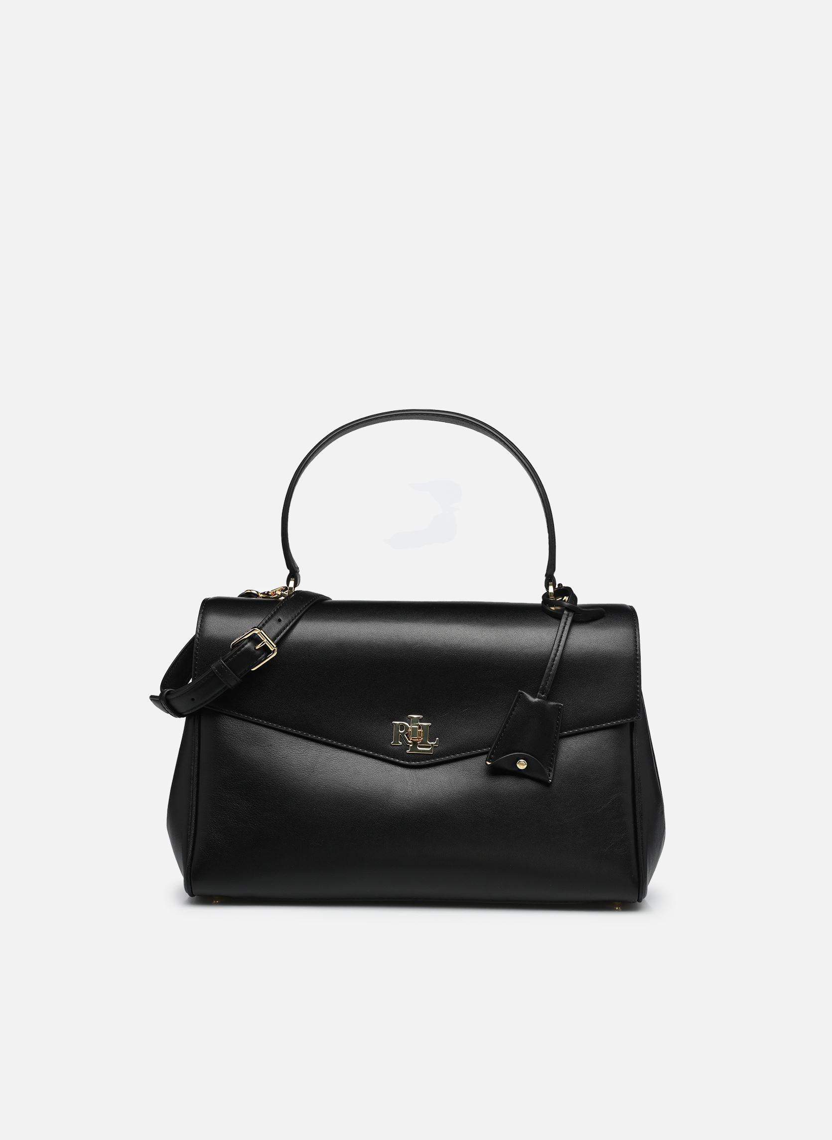 Sacs à main Farrah Soft-Satchel-Medium femme noir Lauren Ralph Lauren Sacs à main Farrah Soft-Satchel-Medium femme noir BLACK