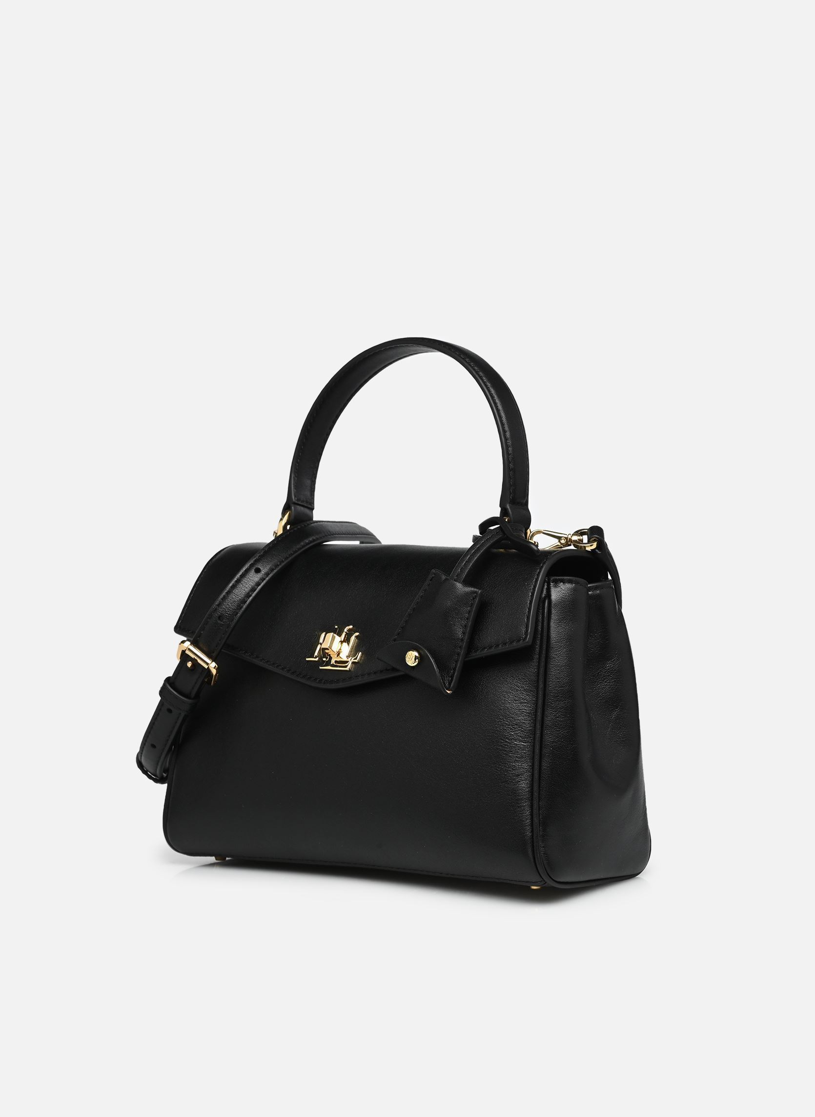 Handtassen Farrh Sm Sft-Satchel-Small dames zwart Lauren Ralph Lauren Handtassen Farrh Sm Sft-Satchel-Small dames zwart BLACK