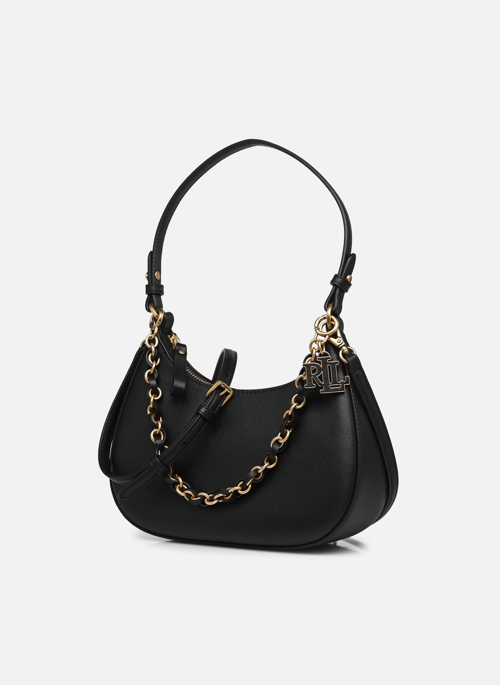 Sacs Mrcy Zp Shld-Shoulder Bag-Medium femme noir Lauren Ralph Lauren Sacs Mrcy Zp Shld-Shoulder Bag-Medium femme noir BLACK