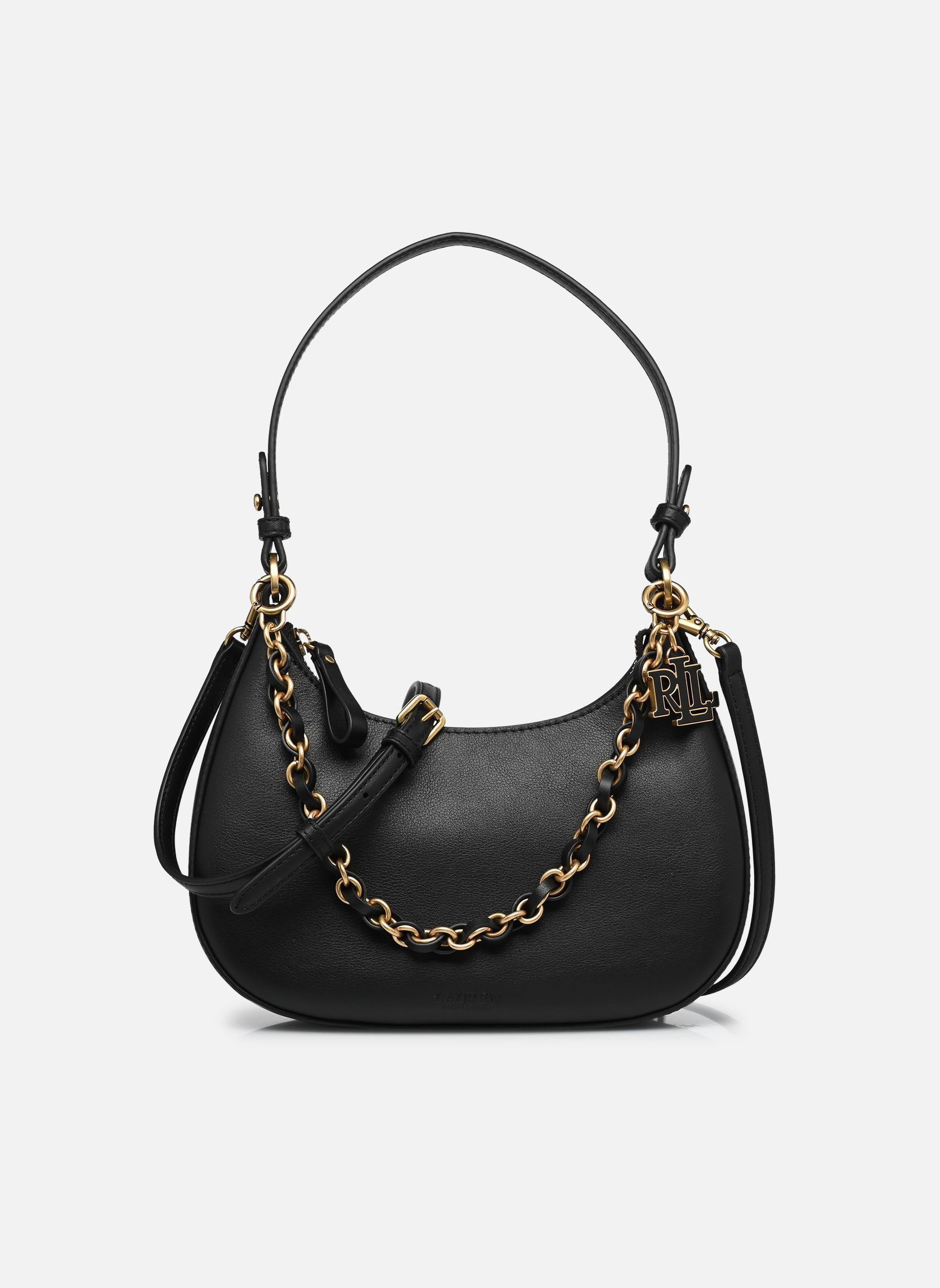 Sacs Mrcy Zp Shld-Shoulder Bag-Medium femme noir Lauren Ralph Lauren Sacs Mrcy Zp Shld-Shoulder Bag-Medium femme noir BLACK